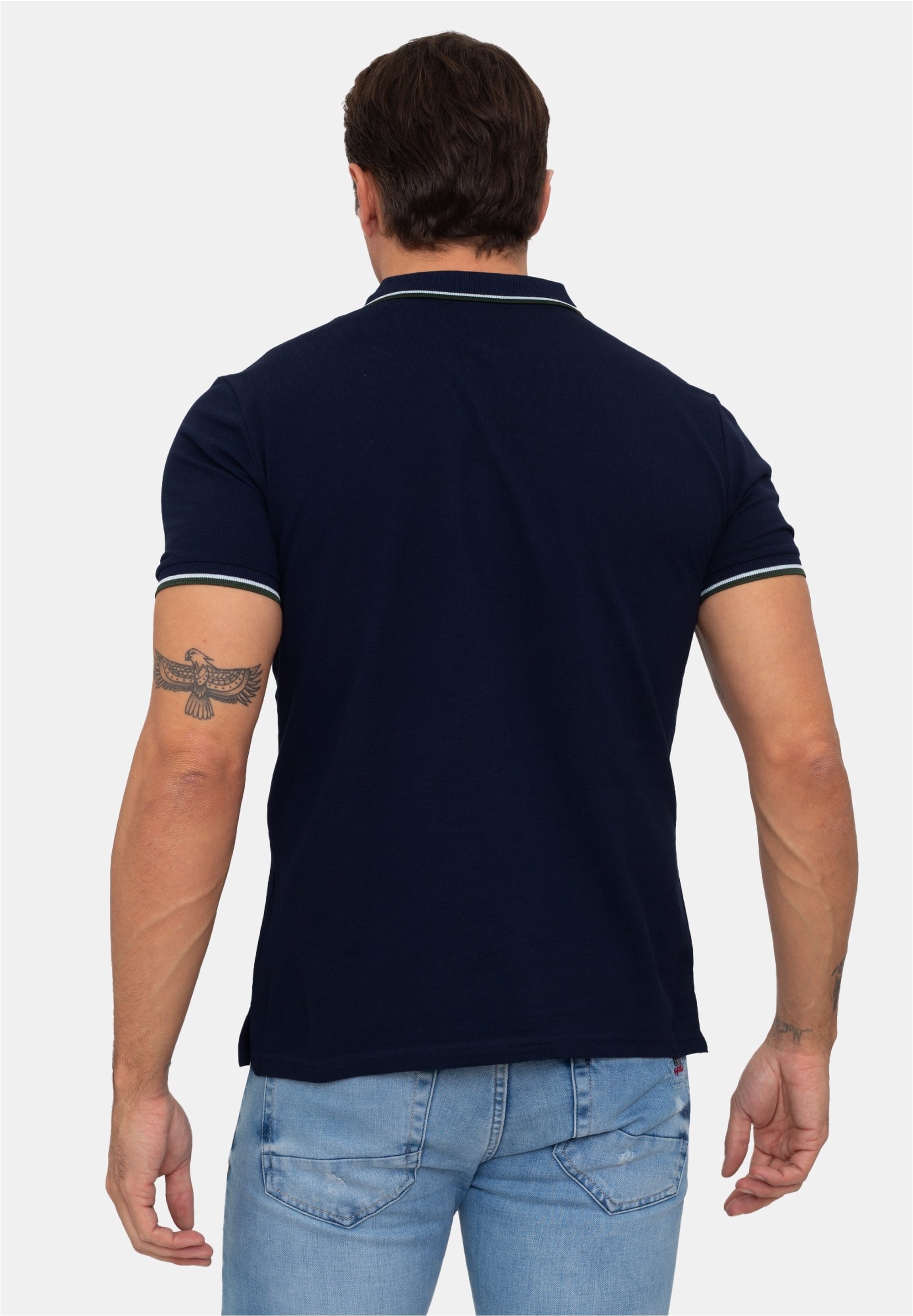 SIR RAYMOND TAILOR Poloshirt »Marcus«, (1 tlg.), mit klassischem Kragen und kurzer Knopfleiste