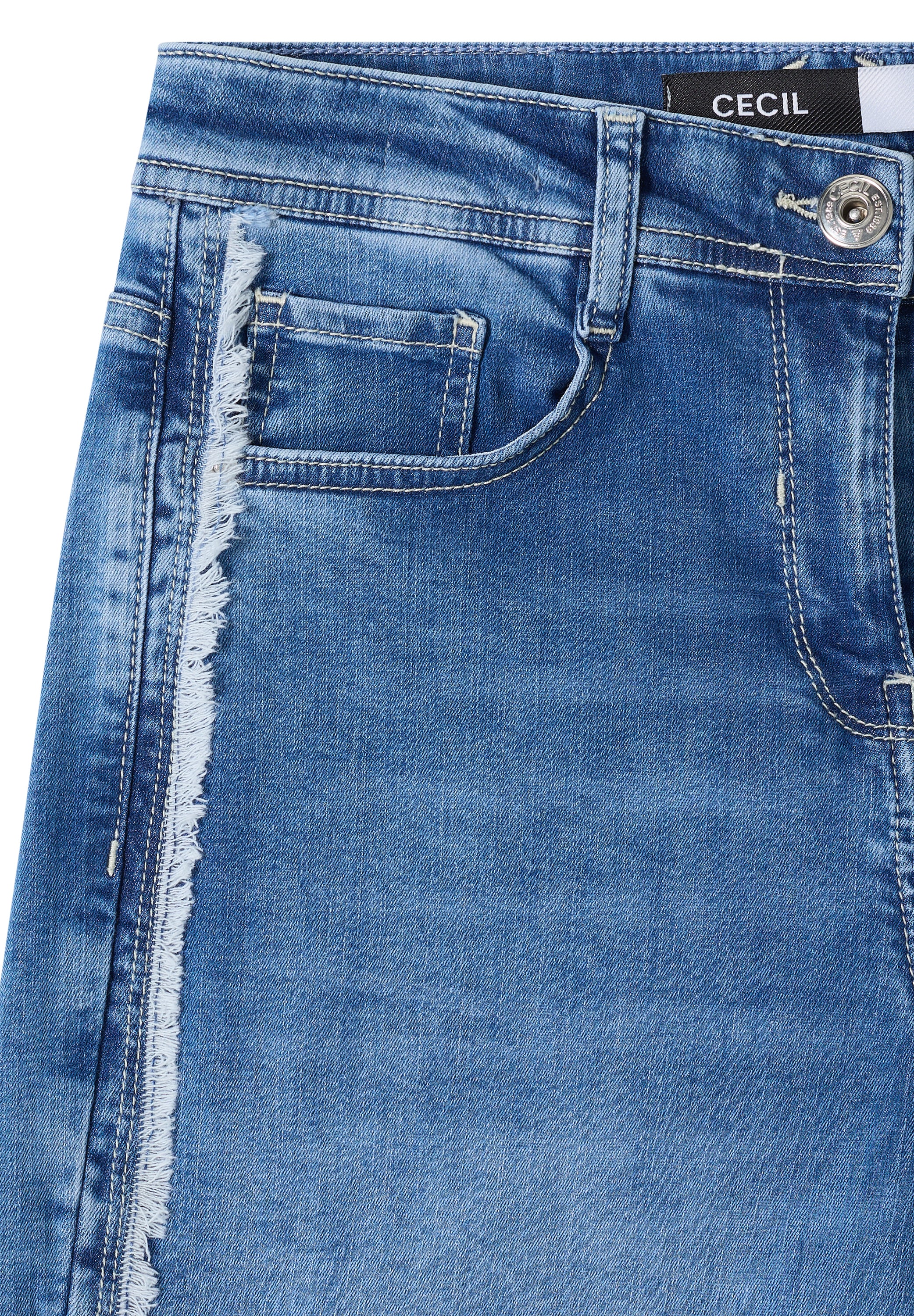 Cecil Slim-fit-Jeans High Waist