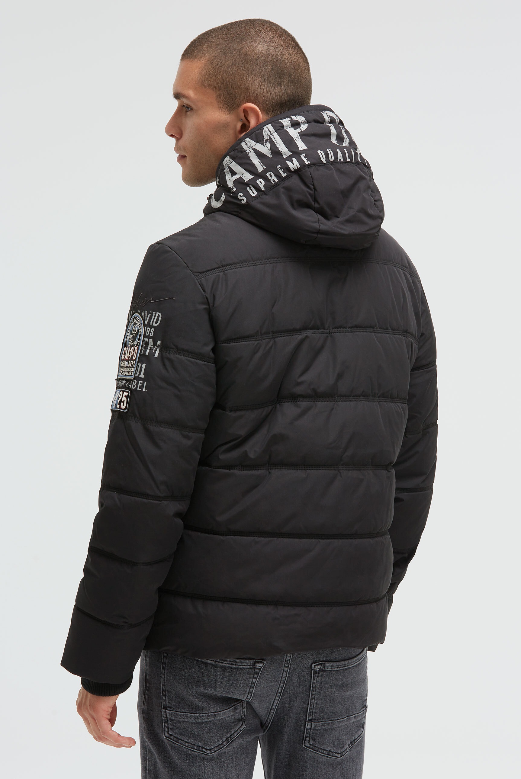 CAMP DAVID Winterjacke, mit Kapuze, mit wasserabweisender Funktion