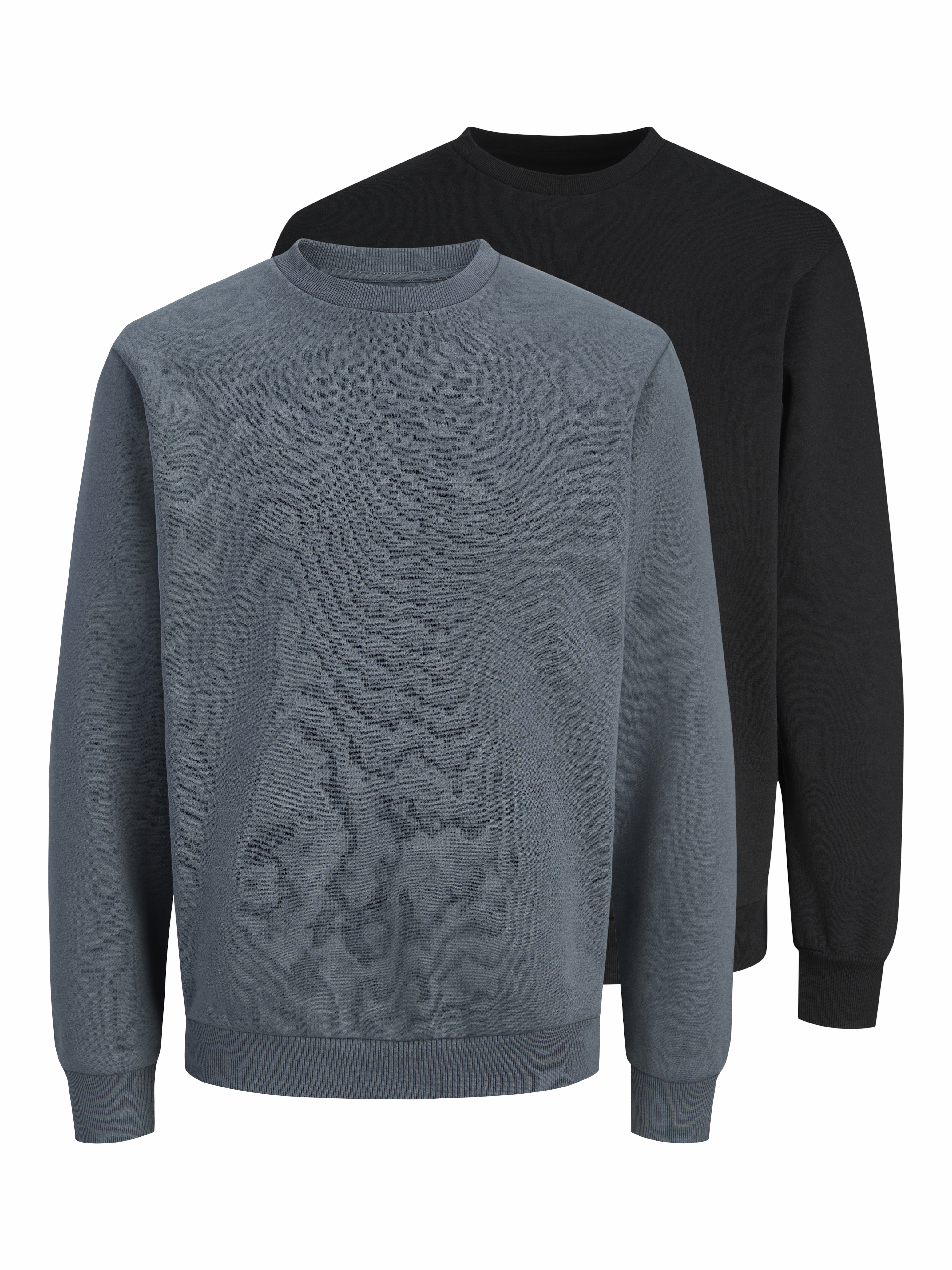 Jack & Jones "JJEBRADLEY SWEAT CREW 2PK MP", Materialmix, relaxed fit