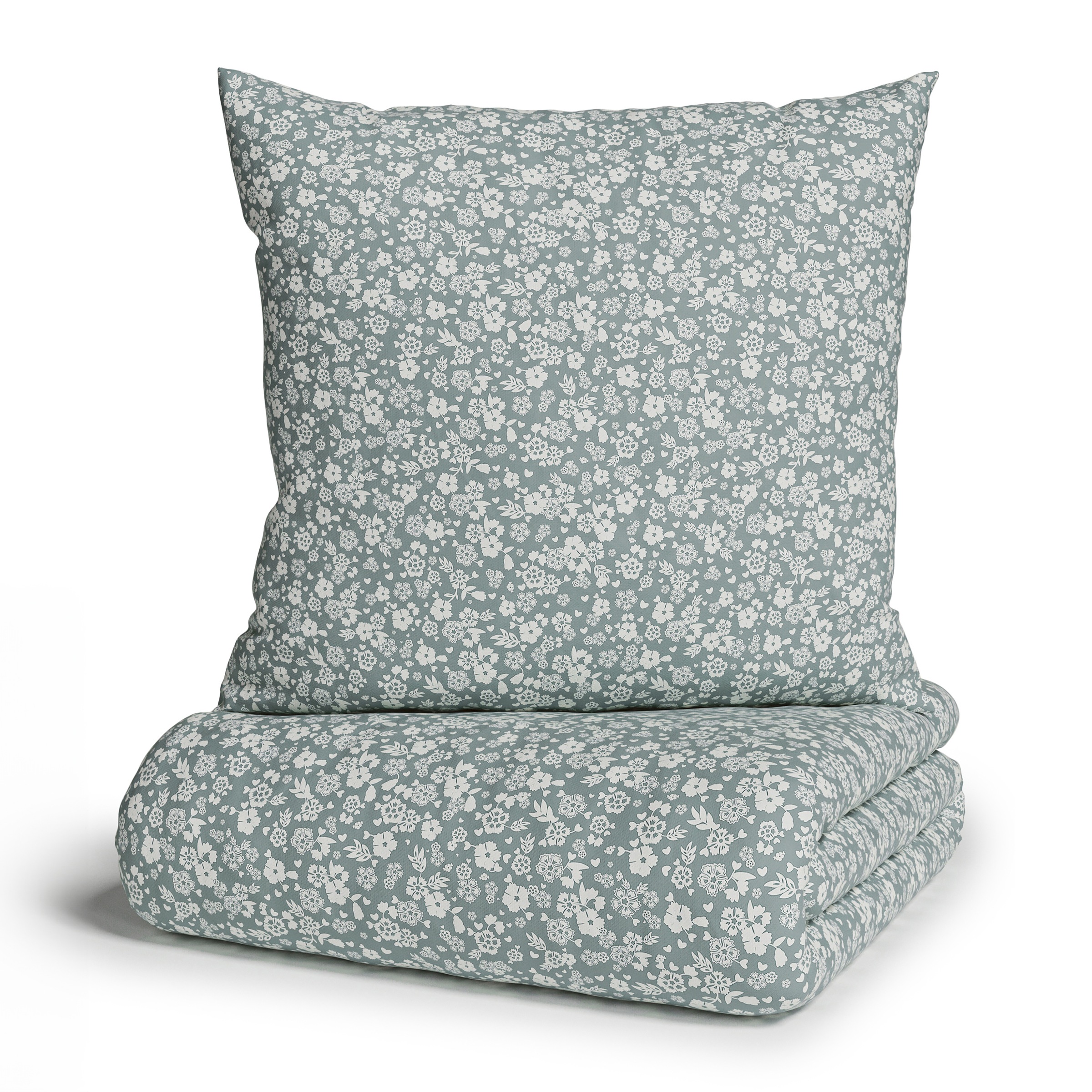 my home Bettwäsche "Mariby" 2 tlg. mit feinem Blümchen Design, skandinavisc günstig online kaufen