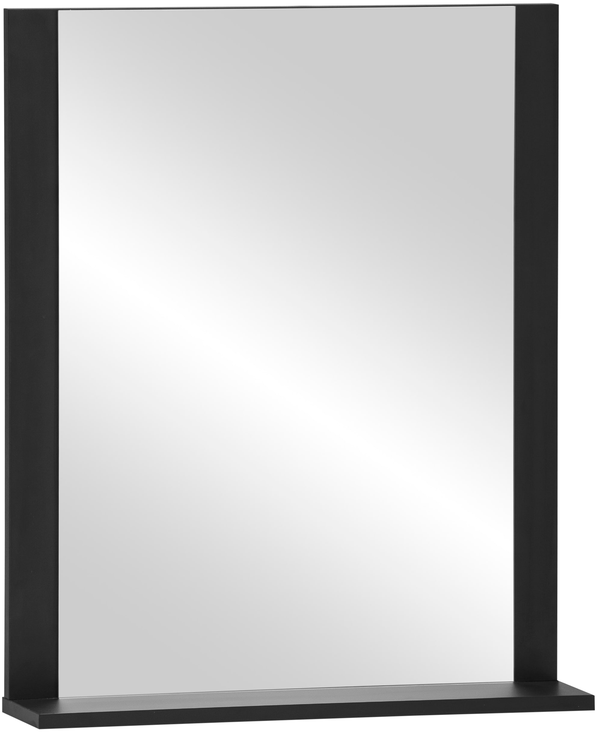 SCHILDMEYER Spiegel "Edda, Breite 60 cm, mit praktischer Ablage", B/H/T: 12,3cm, beige, Flur, Spiegel, Made in Germany