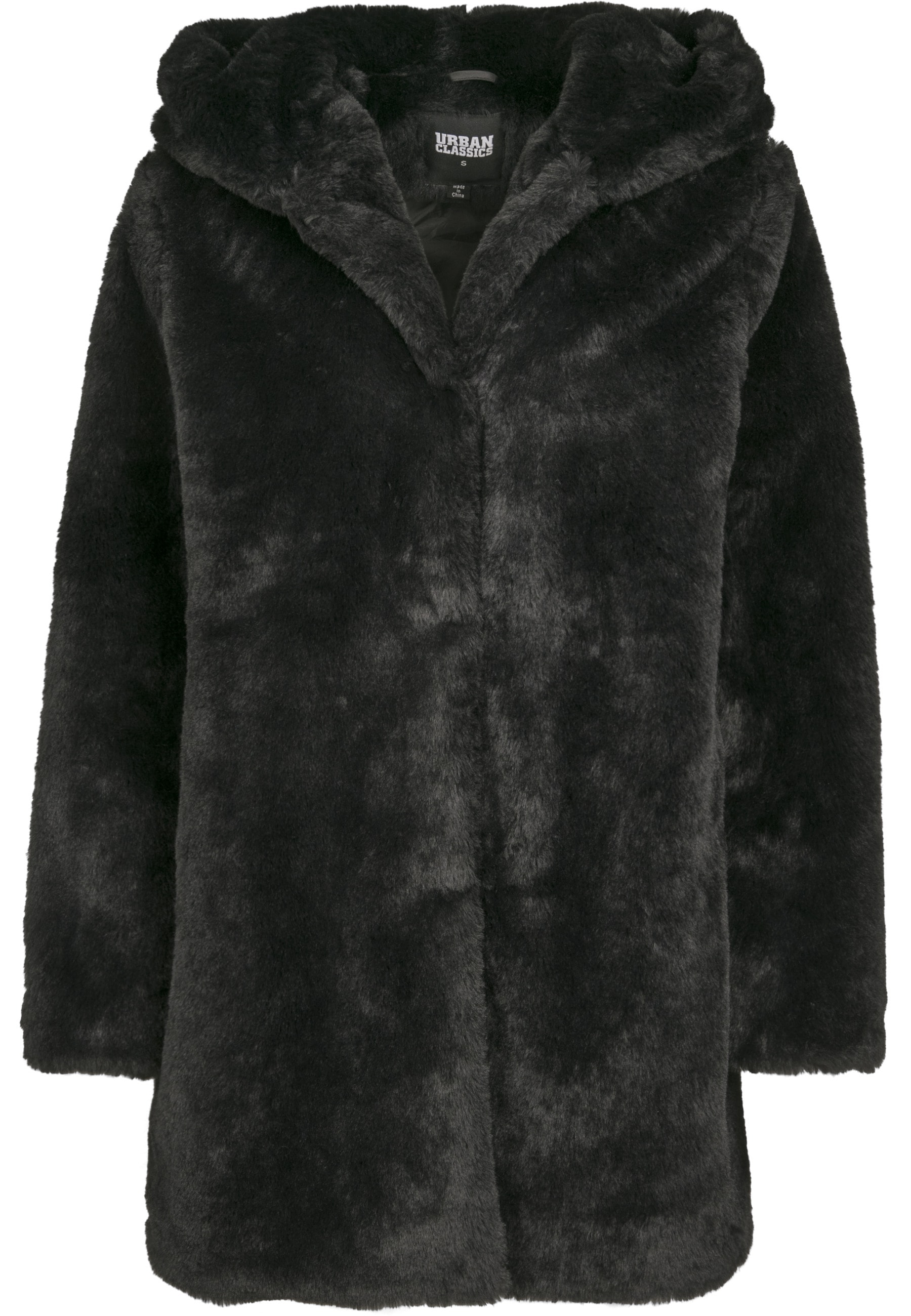 URBAN CLASSICS Parka "Urban Classics Damen Ladies Hooded Teddy Coat" 1 Stk. günstig online kaufen