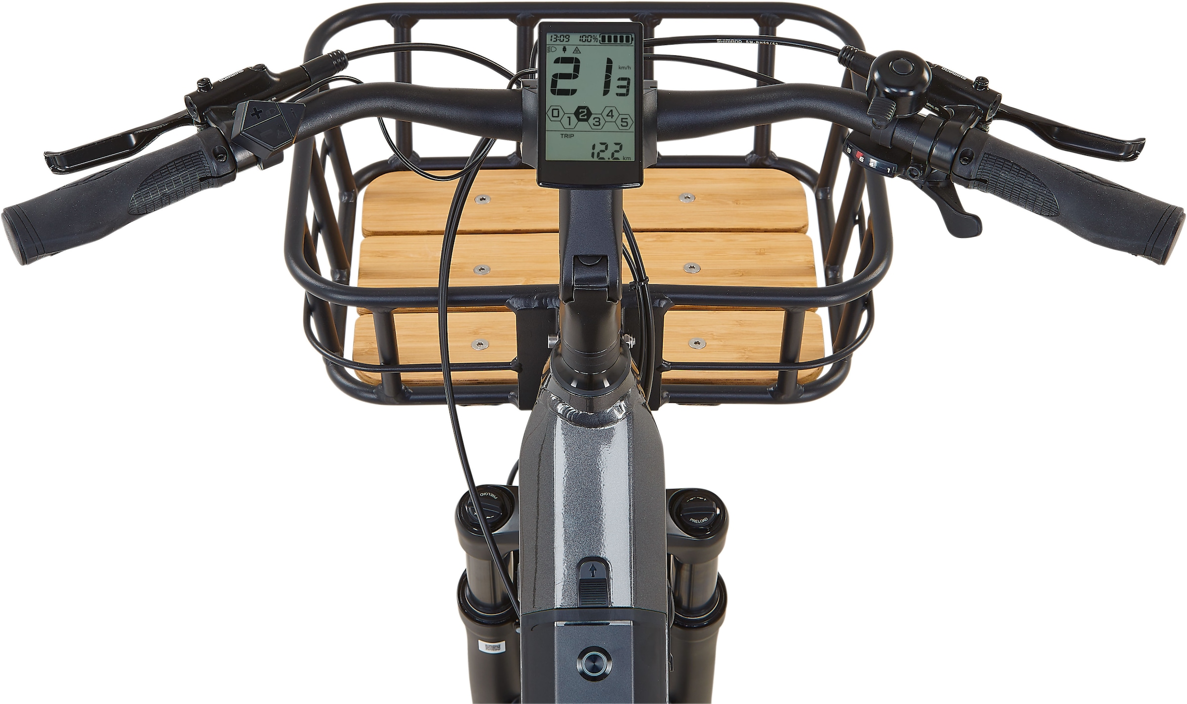 Prophete E-Bike »Urbanicer 4.0«, 9 Gang, Shimano, Cues, Mittelmotor 250 W
