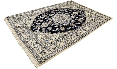 Orientteppich »Perser - Nain - 235 x 165 cm - dunkelblau«, rechteckig