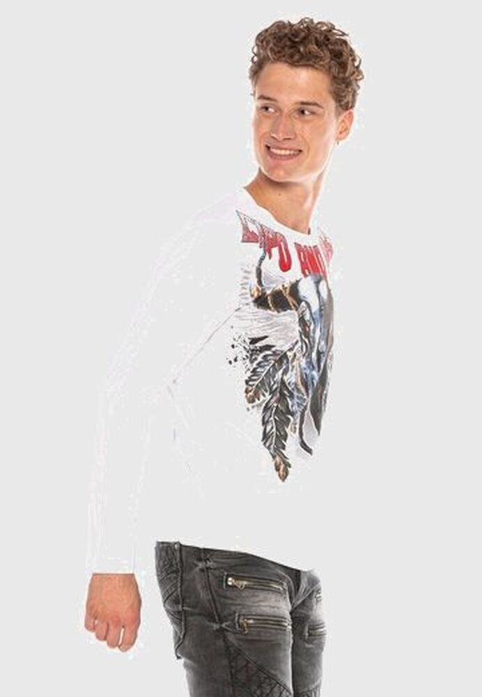 Cipo & Baxx T-Shirt »Sweatshirts«, mit coolem Print
