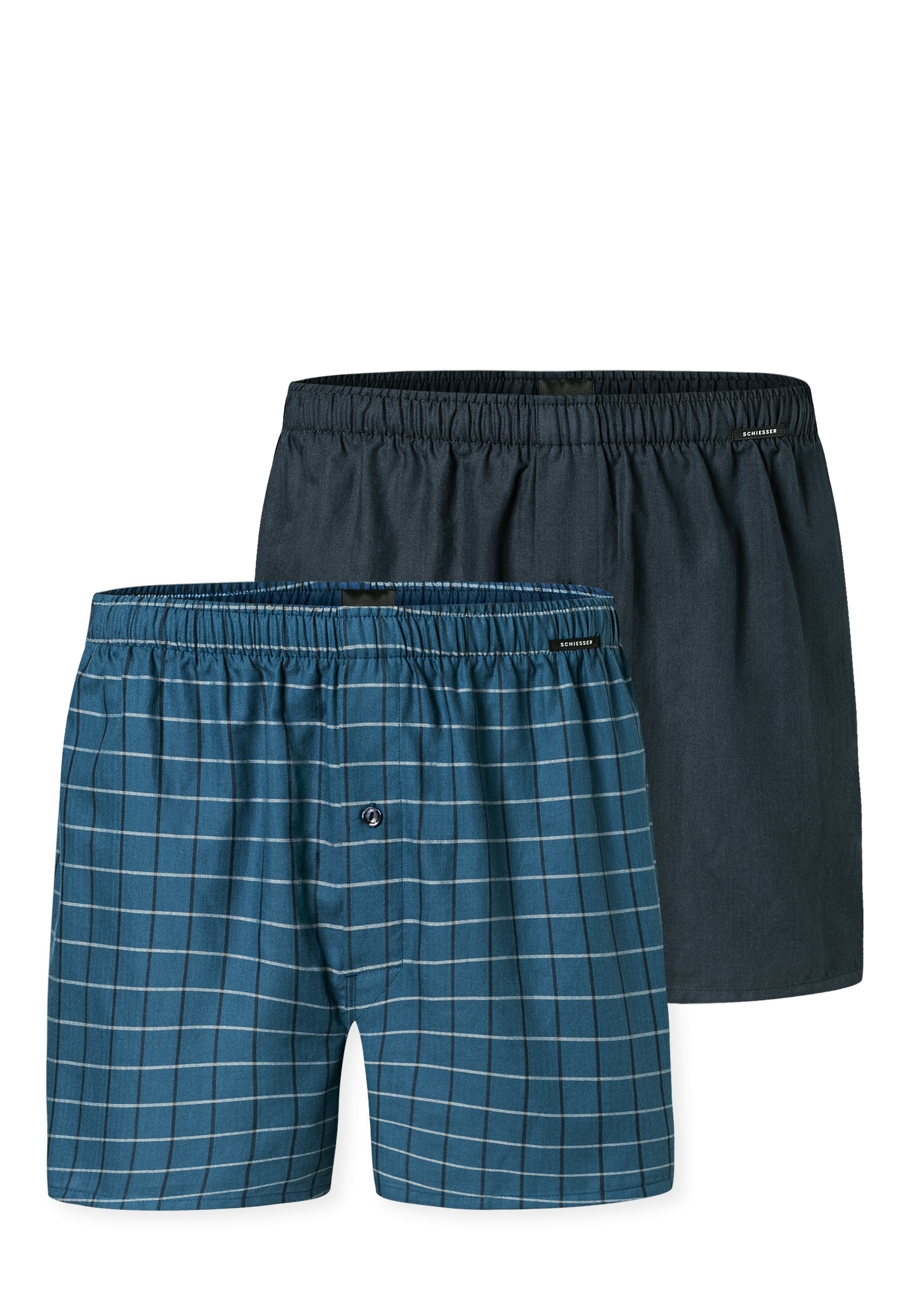 Schiesser Weiter Boxer "Boxershorts Multipacks", (2er Pack), mit Eingriff, günstig online kaufen