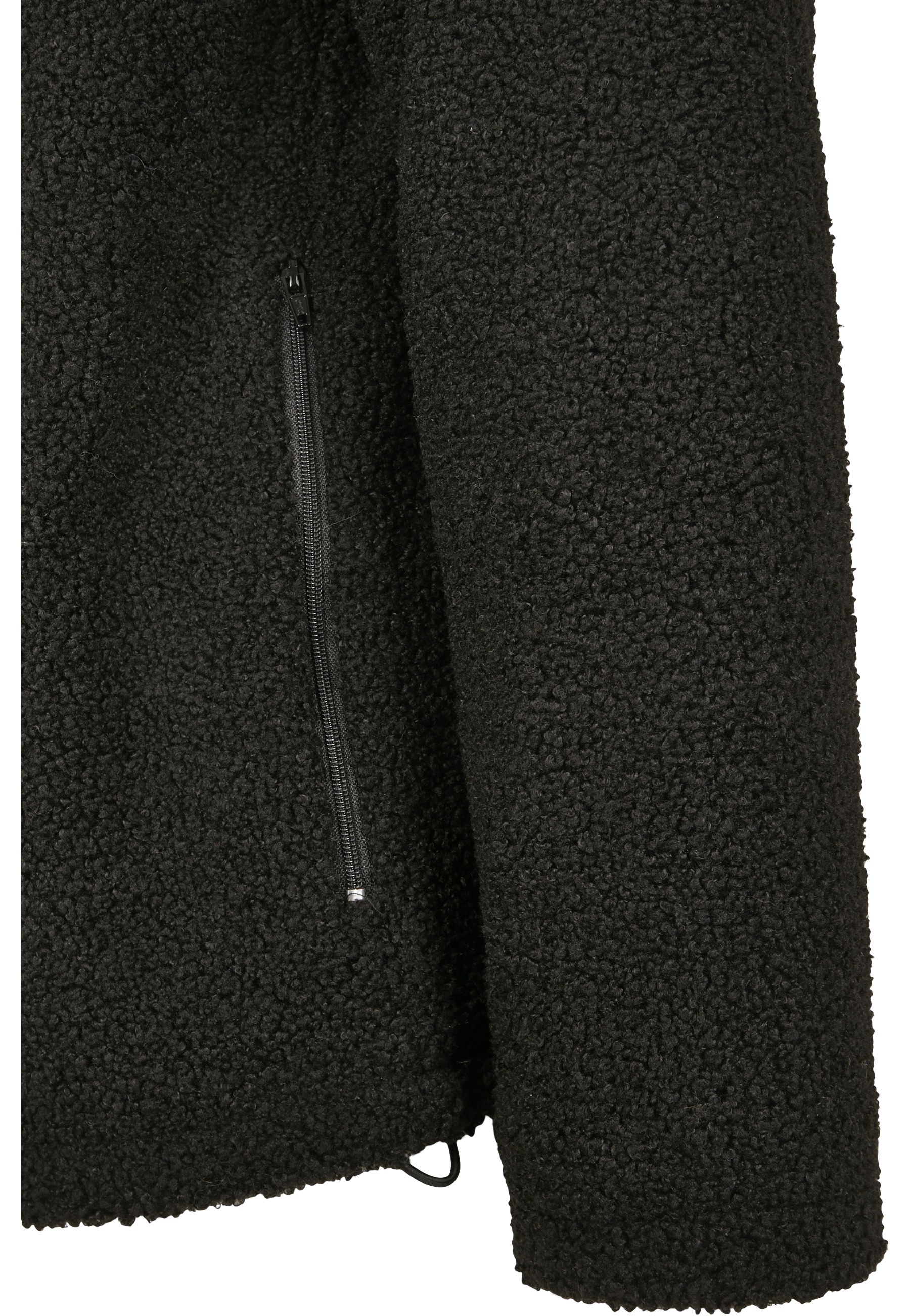 URBAN CLASSICS Kapuzenpullover »Urban Classics Herren Hooded Sherpa Zip Jacket« 1 tlg.