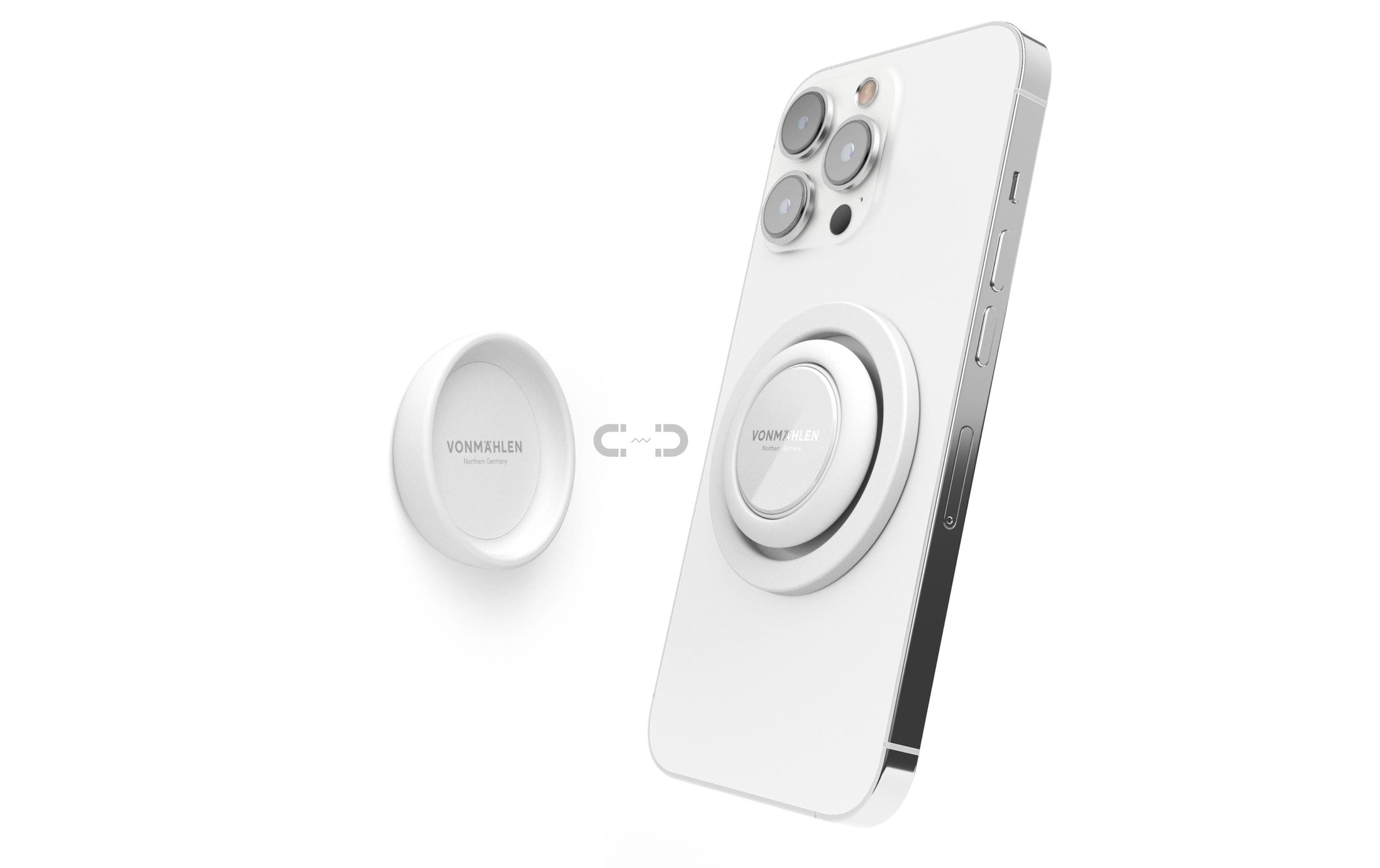 VONMÄHLEN Handy-Halterung »Backflip Mag White«