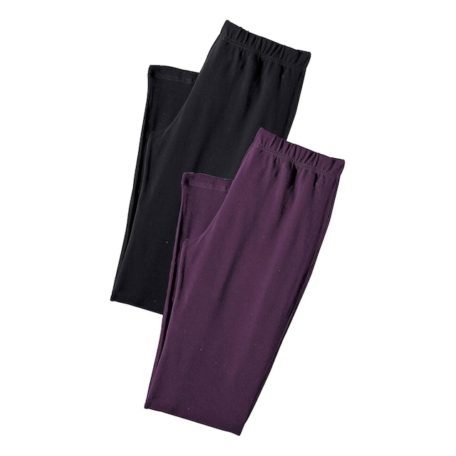 Vivance active Caprileggings, (2er-Pack), mit Gummibund, Loungewear für  kaufen | BAUR