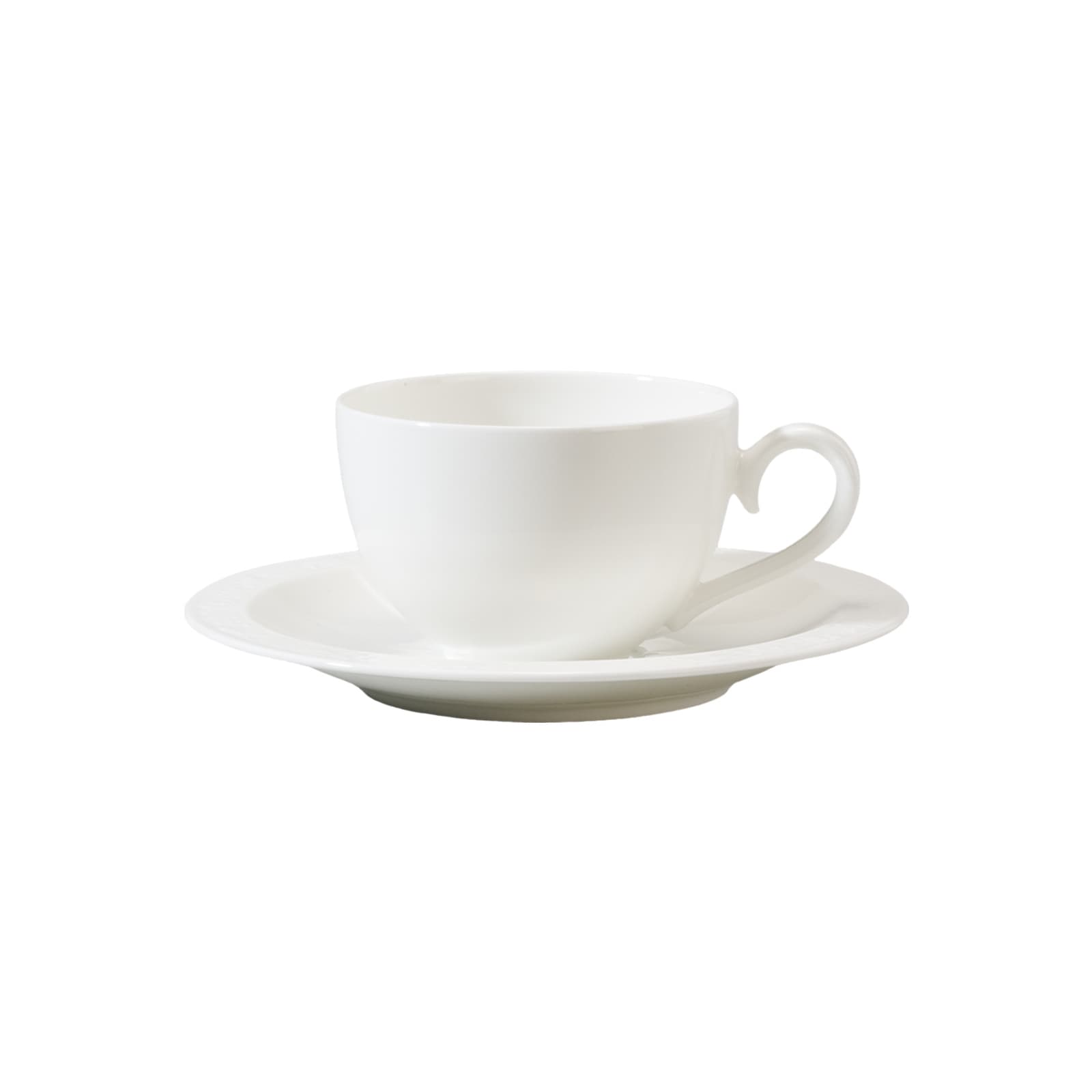 Villeroy & Boch Tasse "Cappuccinotasse mit Untertasse White Pearl 310 ml 2e günstig online kaufen