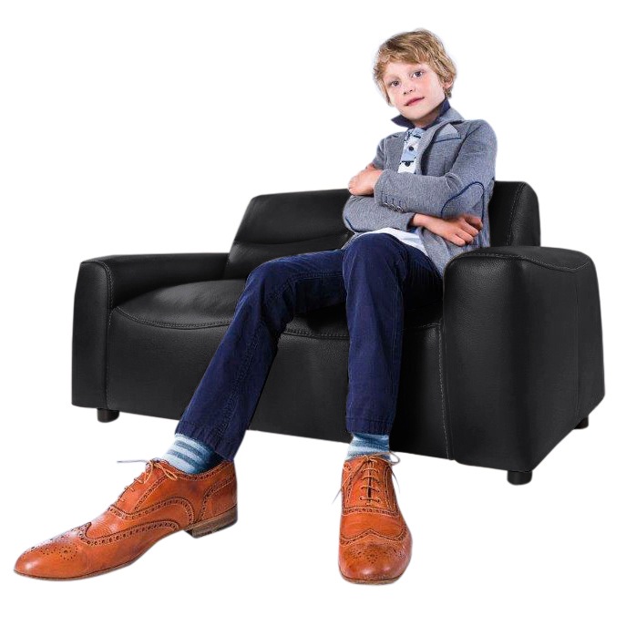 W.SCHILLIG 2-Sitzer »william mini«, Kindersofa im edlen Look, Breite 112 cm