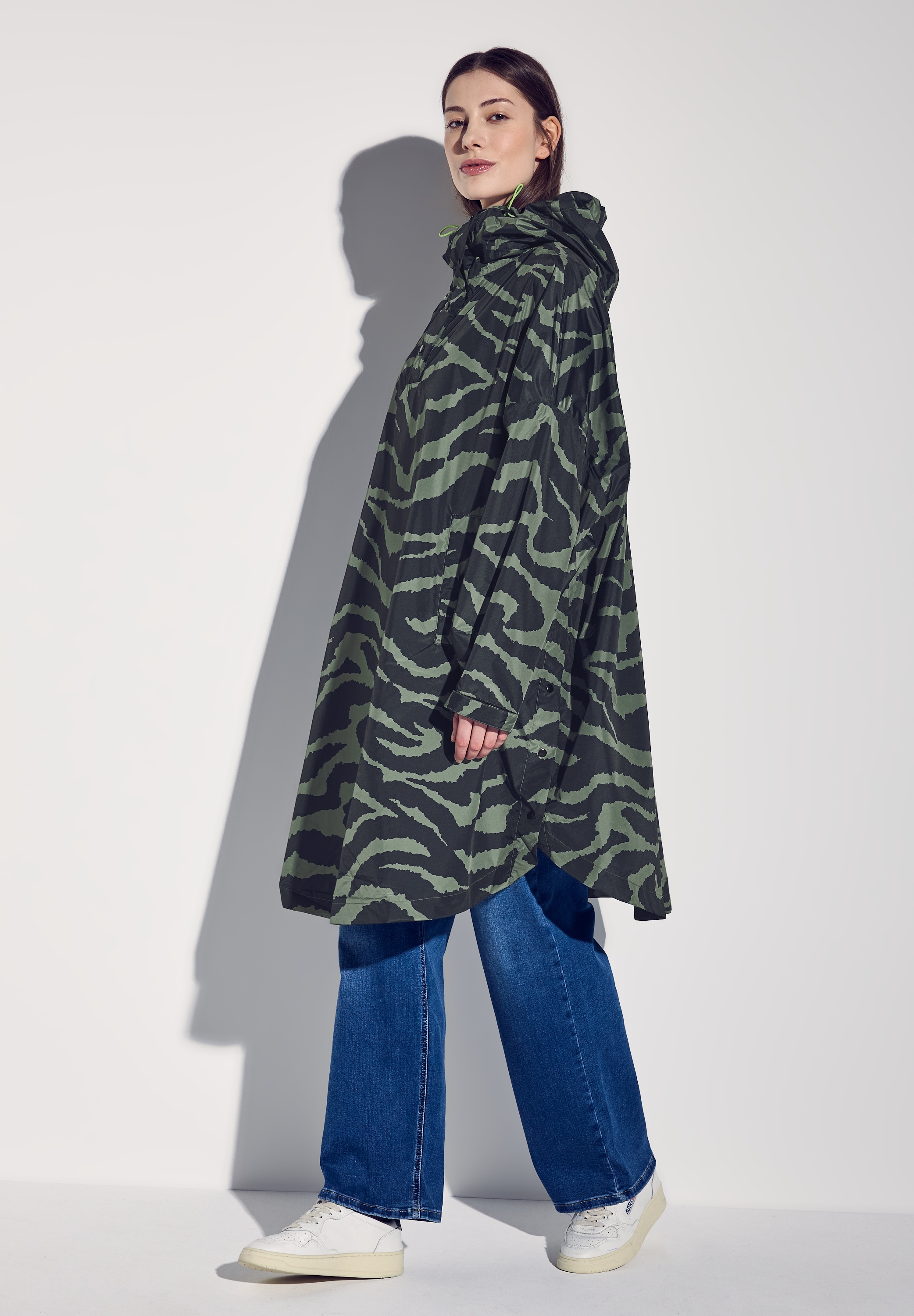 STREET ONE Regen- und Matschjacke mit Kapuze wasserabweisend