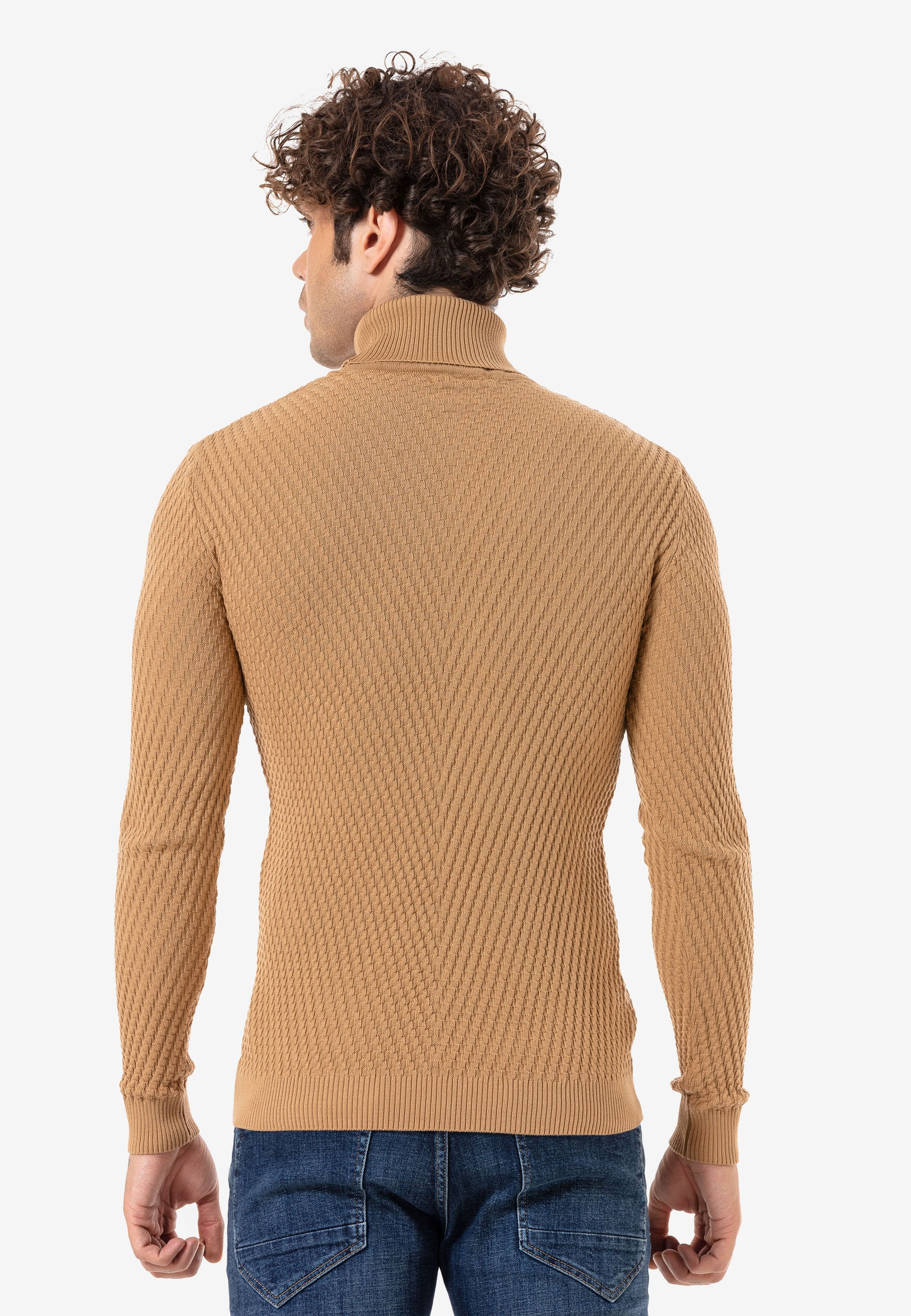 RedBridge Rollkragenpullover »Gosport«, mit aufwendigem Strickmuster