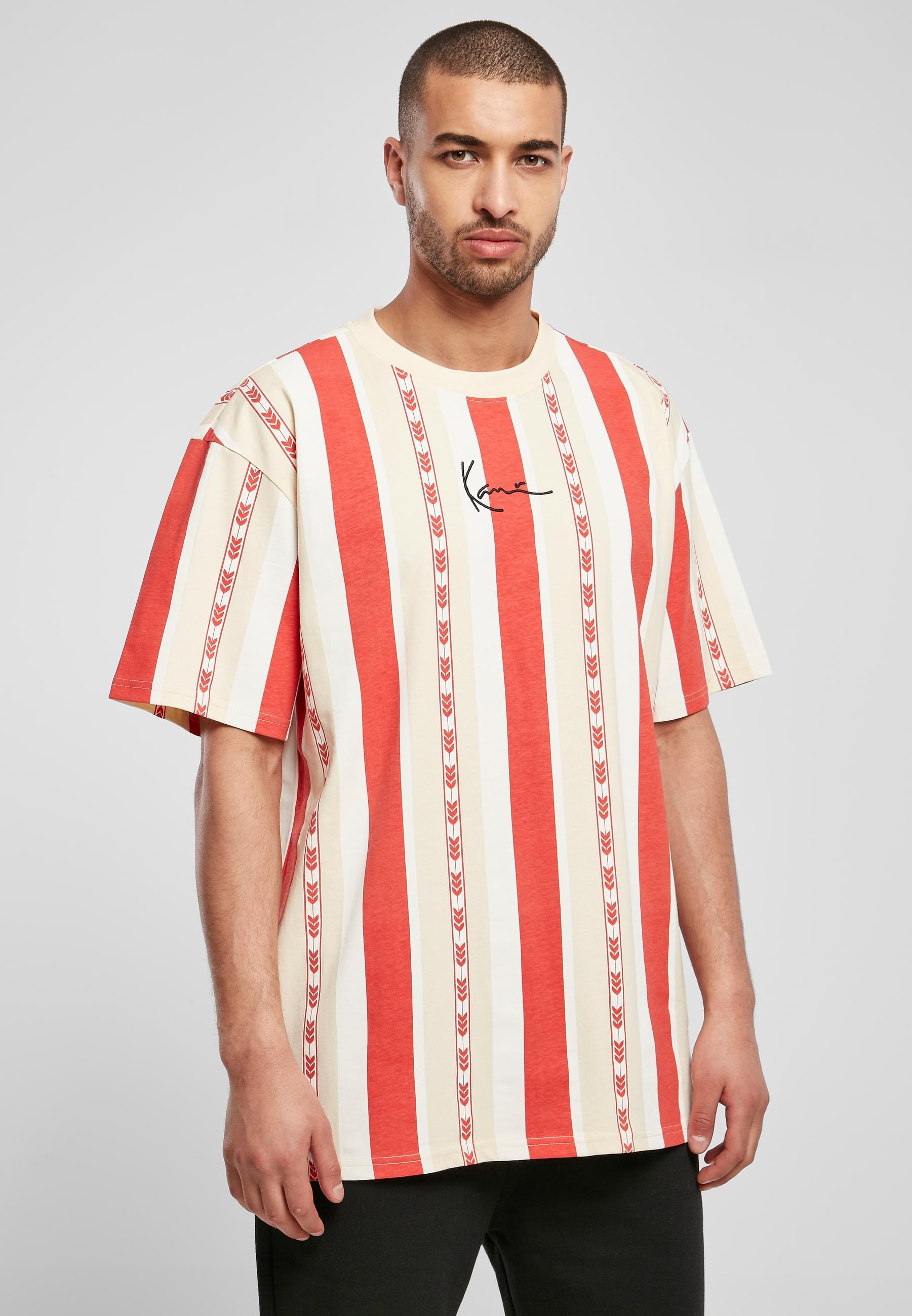 Karl Kani T-Shirt »Karl Kani Herren KM222-001-2 Small SIgnature Stripe Tee«, (1 tlg.)