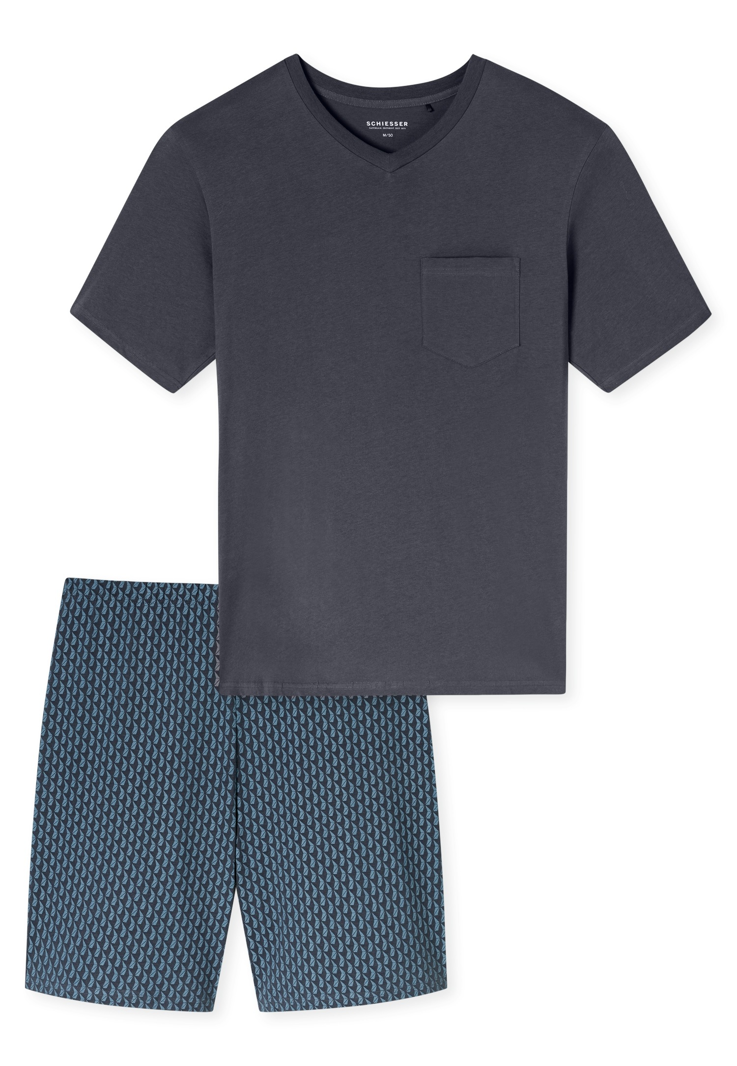Schiesser Shorty »"Comfort Essentials"«, (2 tlg.), mit aufgesetzter Brusttasche