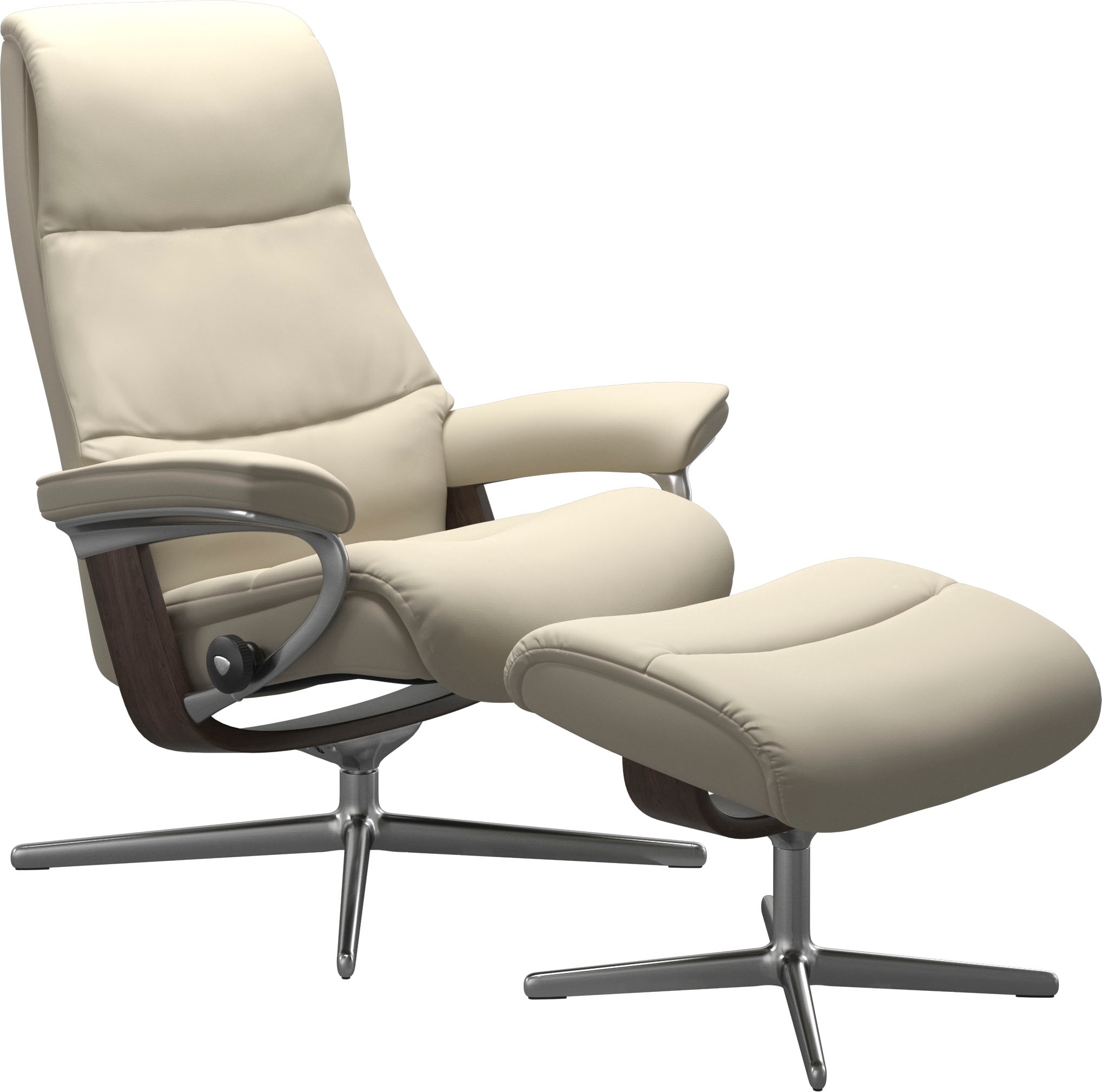 Stressless® Relaxsessel »View«, mit Cross Base, Größe S, M & L, Holzakzent Wenge