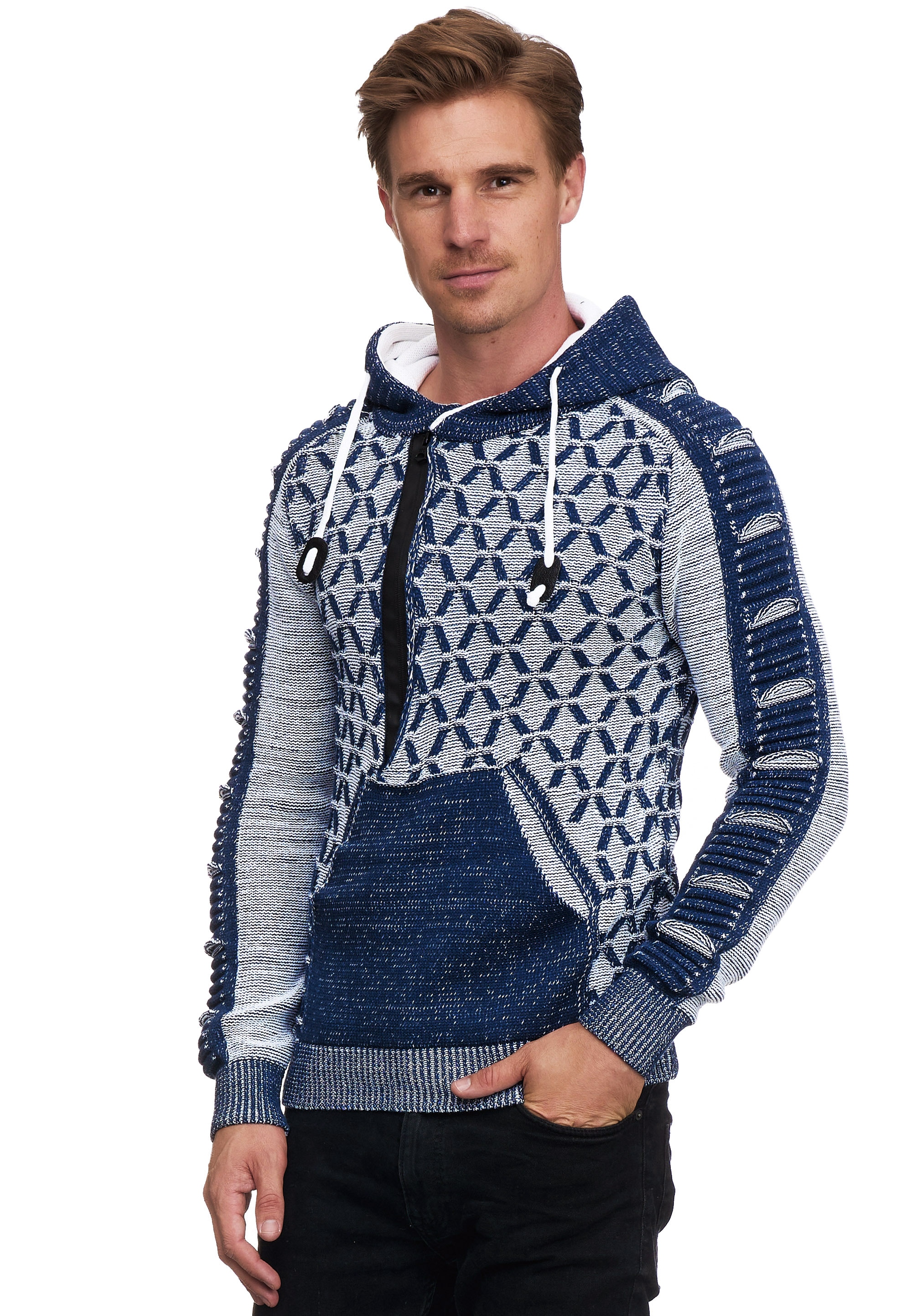 Rusty Neal Kapuzensweatshirt, in ausgefallenem Design