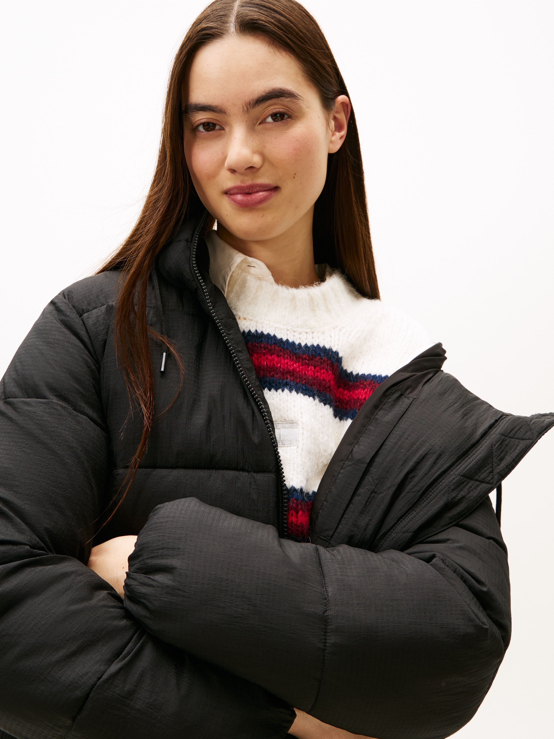 Tommy Jeans Steppjacke »TJW HOODED PUFFER JACKET«, mit Kapuze
