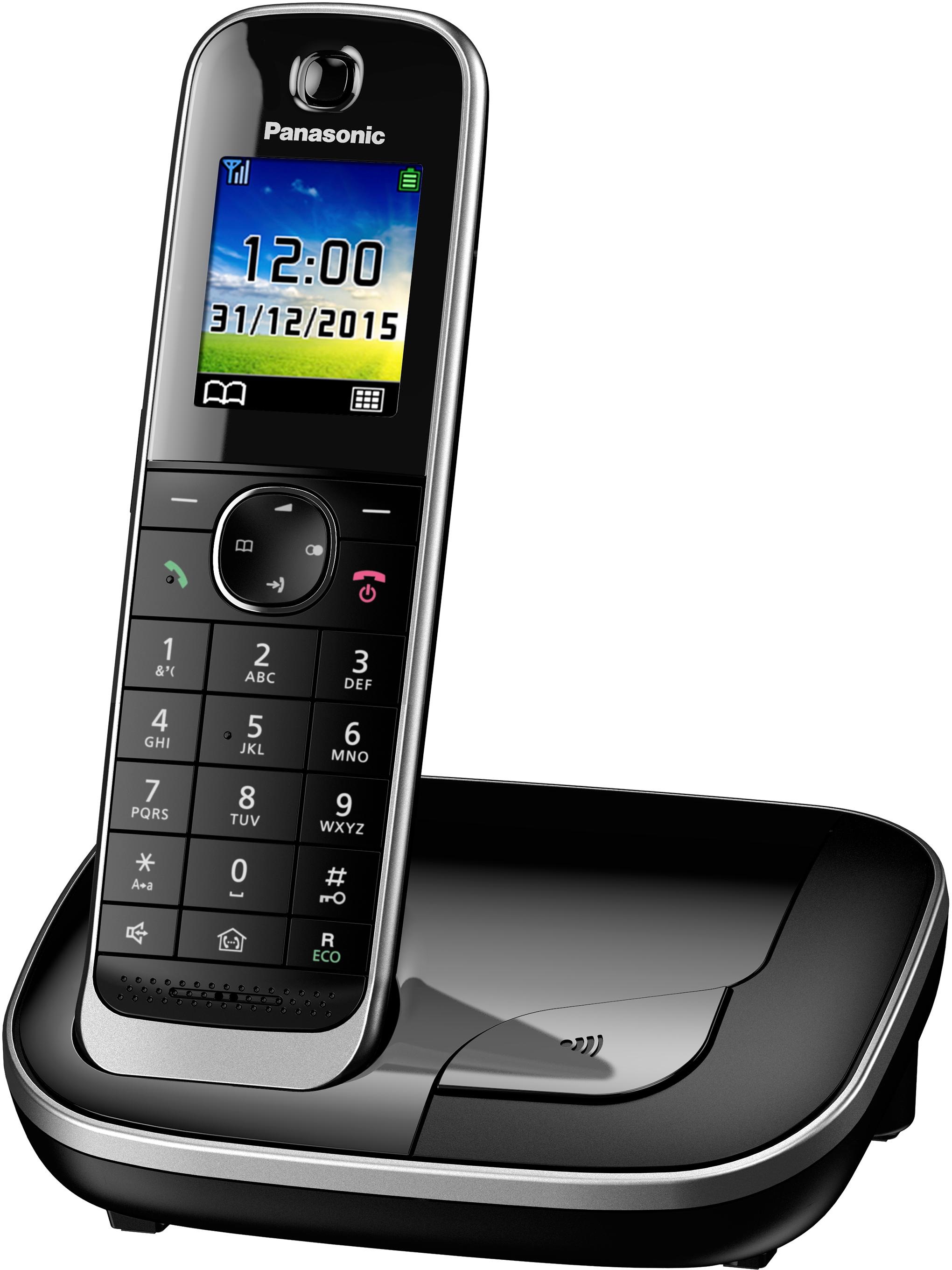 Schnurloses (Mobilteile: | 1), DECT-Telefon Panasonic Freisprechen Weckfunktion, »KX-TGJ310«, BAUR
