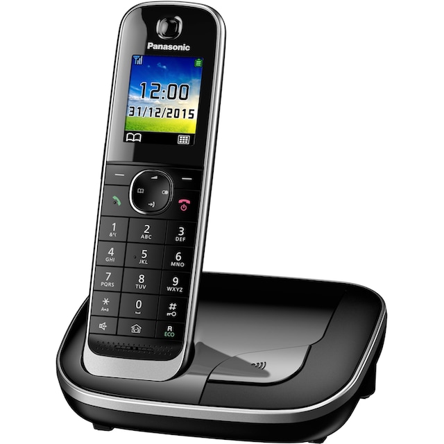 Panasonic Schnurloses DECT-Telefon »KX-TGJ310«, (Mobilteile: 1),  Weckfunktion, Freisprechen | BAUR