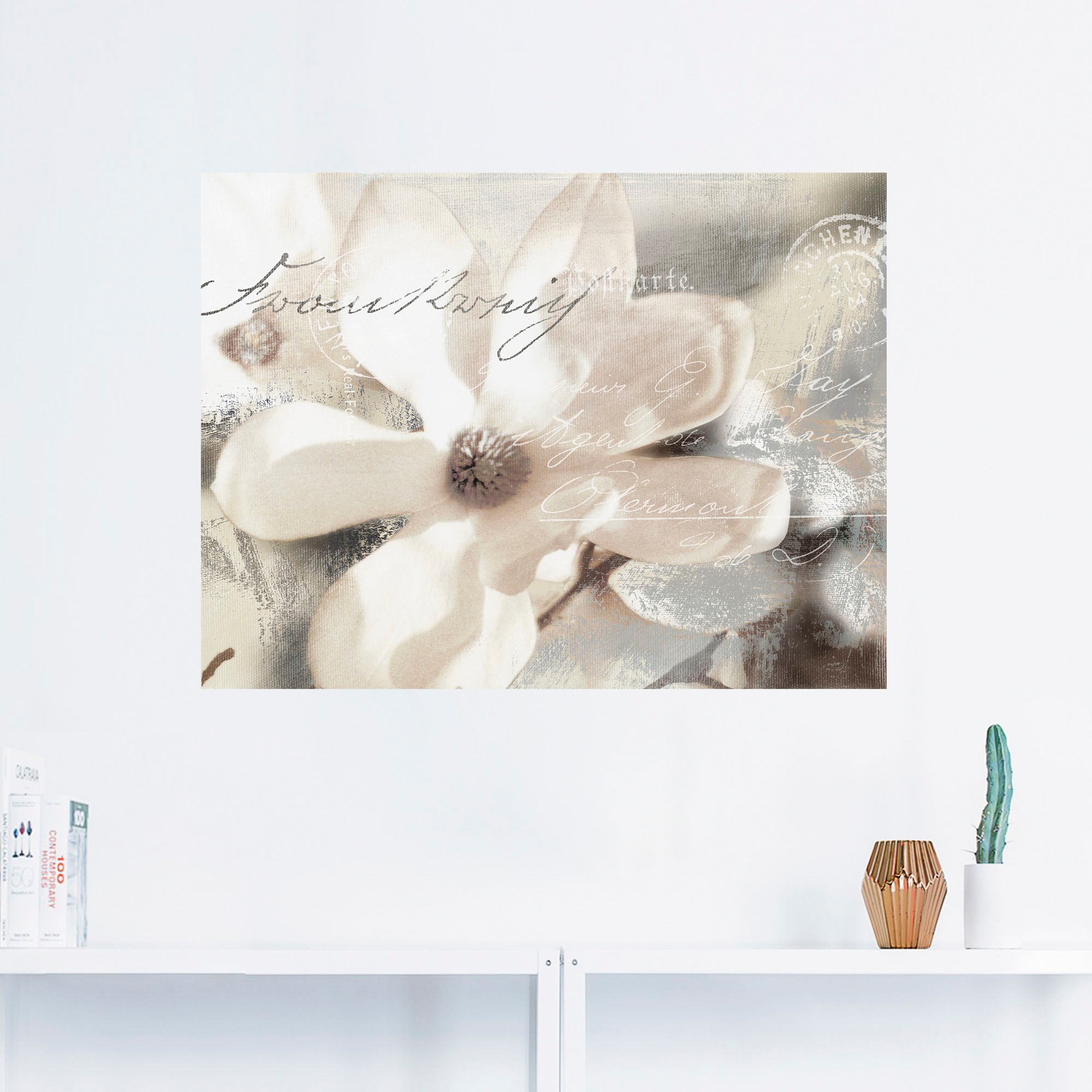 Artland Wandbild "Magnolie Detail", Blumenbilder, (1 St.), als Alubild, Out günstig online kaufen