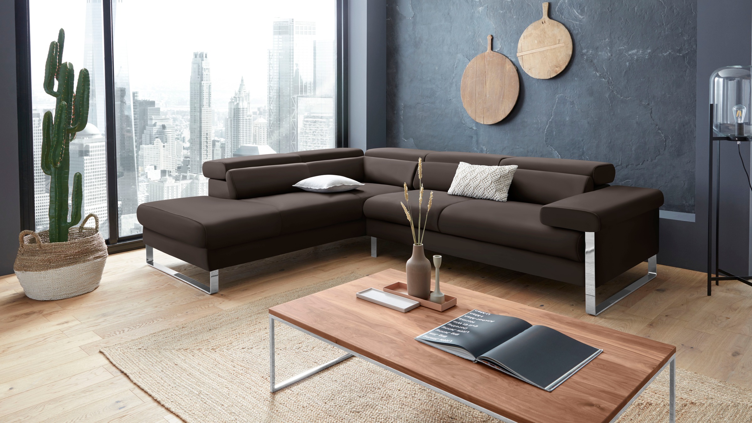 W.SCHILLIG Ecksofa "finn, toller Sitzkomfort, L-Form, hochwertige Verarbeit günstig online kaufen
