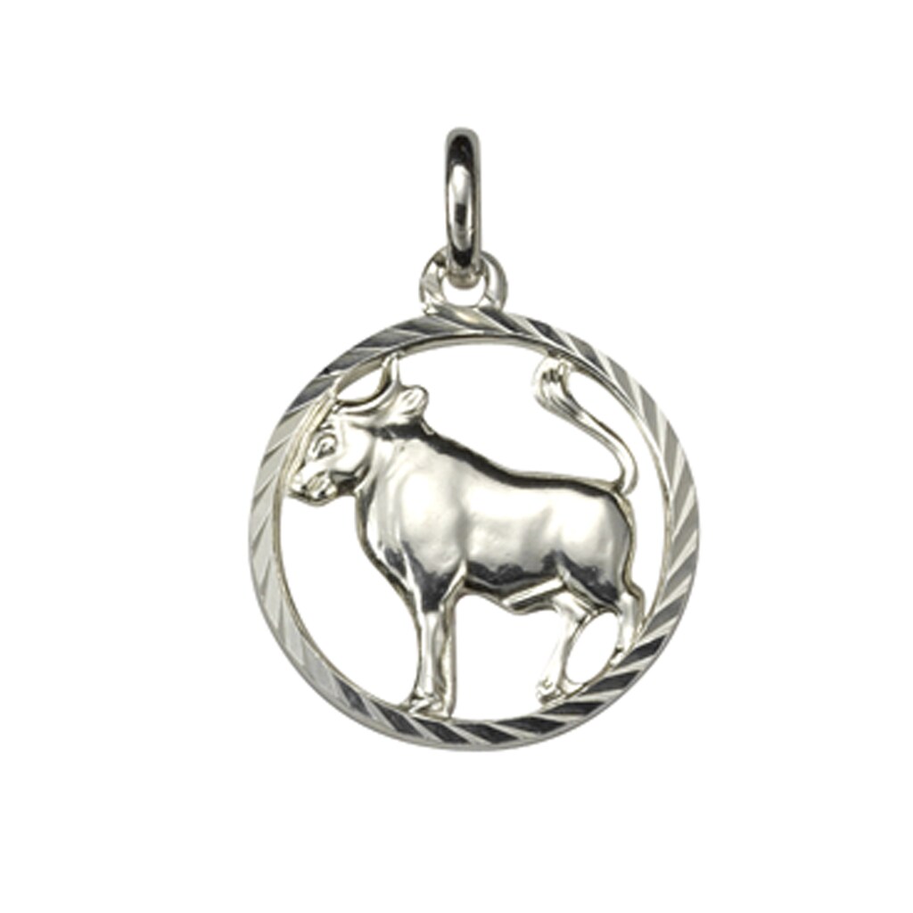 Vivance Kettenanhänger »925/- Sterling Silber Sternzeichen Stier«