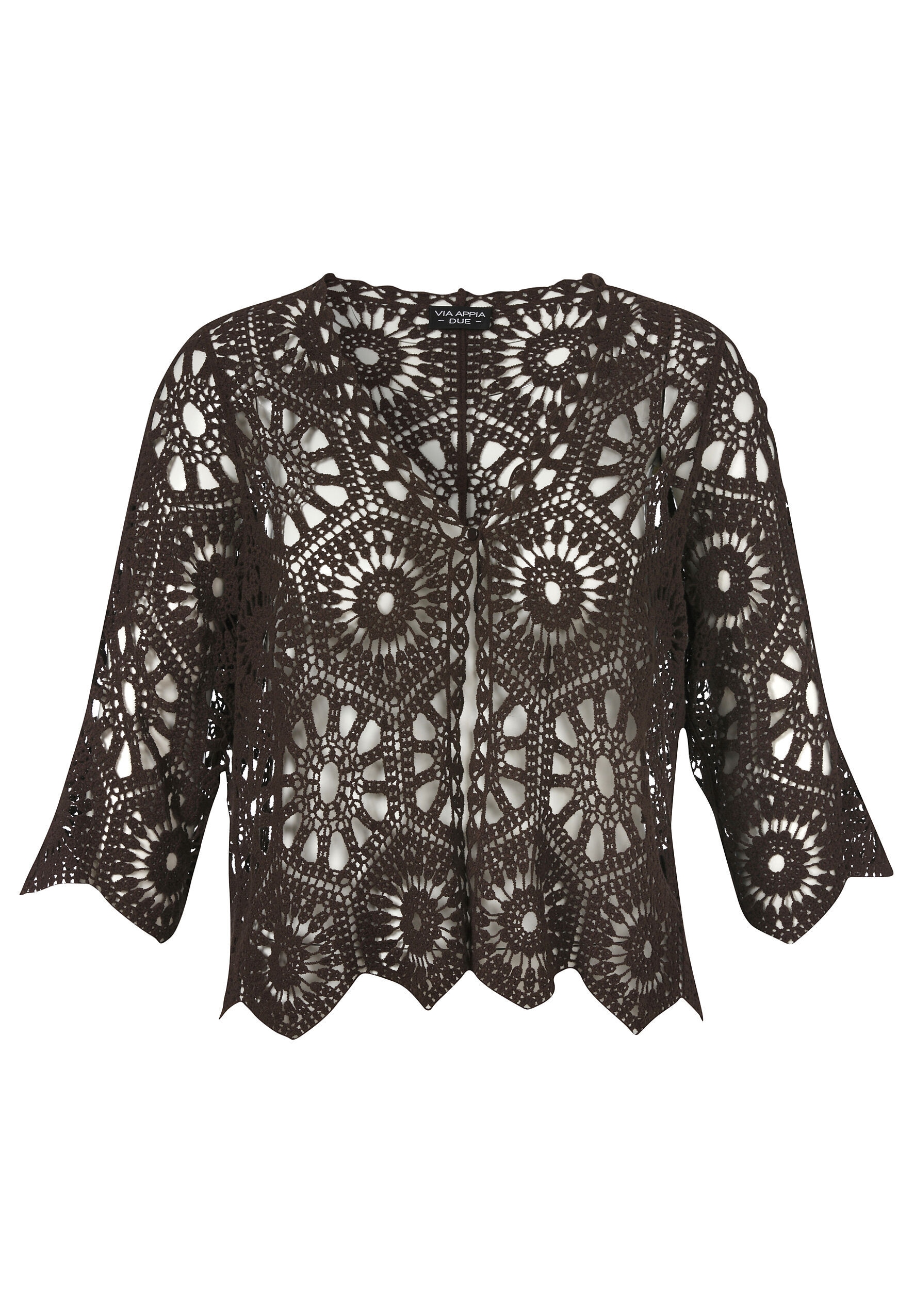 VIA APPIA DUE Strickjacke "VIA APPIA DUE Jacke" Große Größen