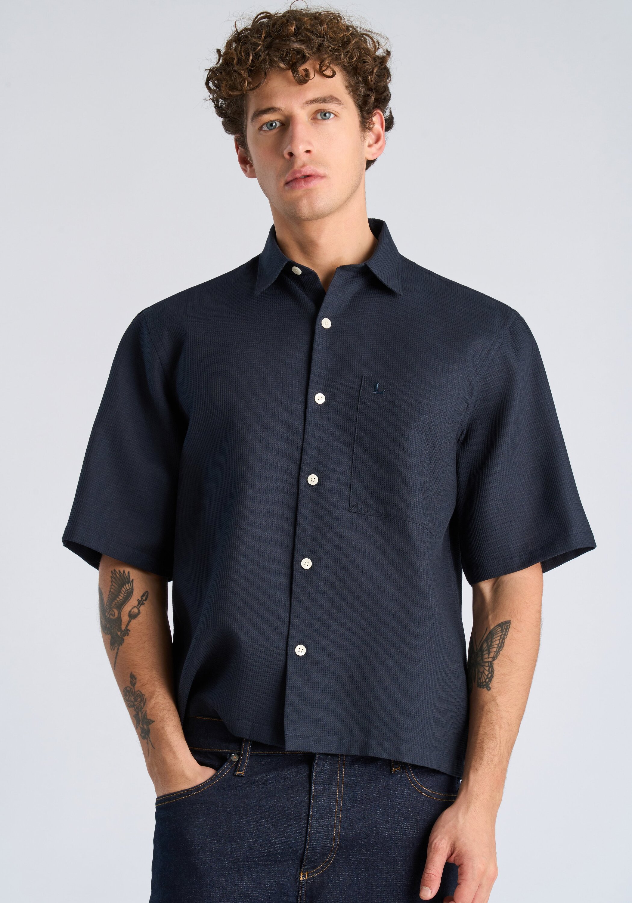LINDBERGH 1100000002199 "Freizeithemd (Kurzarm) Regular Fit"