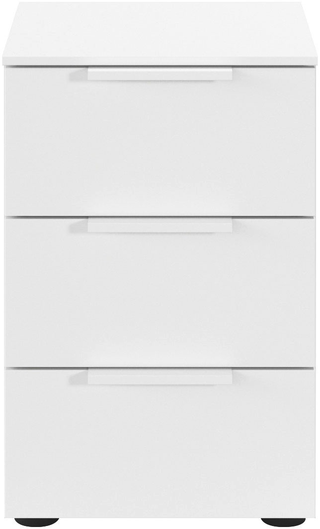 LeGer Home by Lena Gercke Nachtkommode »Nachttisch Nachtschrank Nachtkonsole SERINA eleganter Eyecatcher« inkl. SOFT-CLOSE-FUNKTION,  mit 3 Schubkästen sowie hochwertigen Metallgriffen MADE IN GERMANY