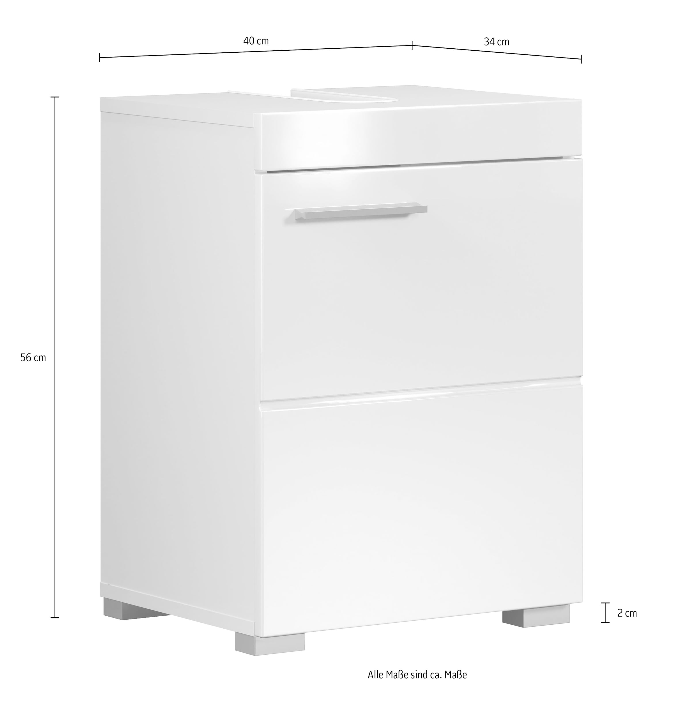 welltime Waschbeckenunterschrank »Avena« 1 Stk. tlg.