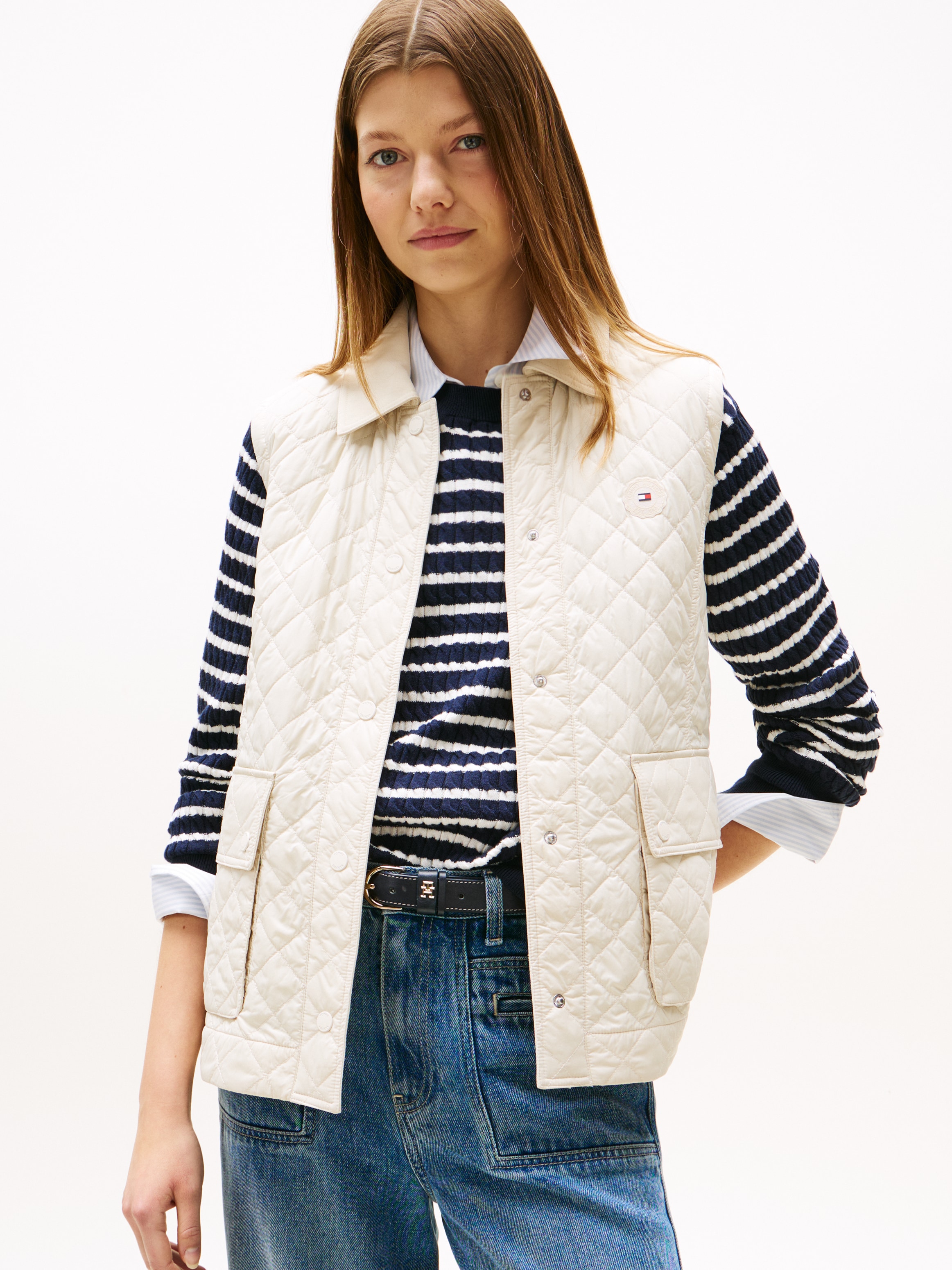 Tommy Hilfiger Steppweste "PADDED NYLON SLIM QUILTED VEST" günstig online kaufen