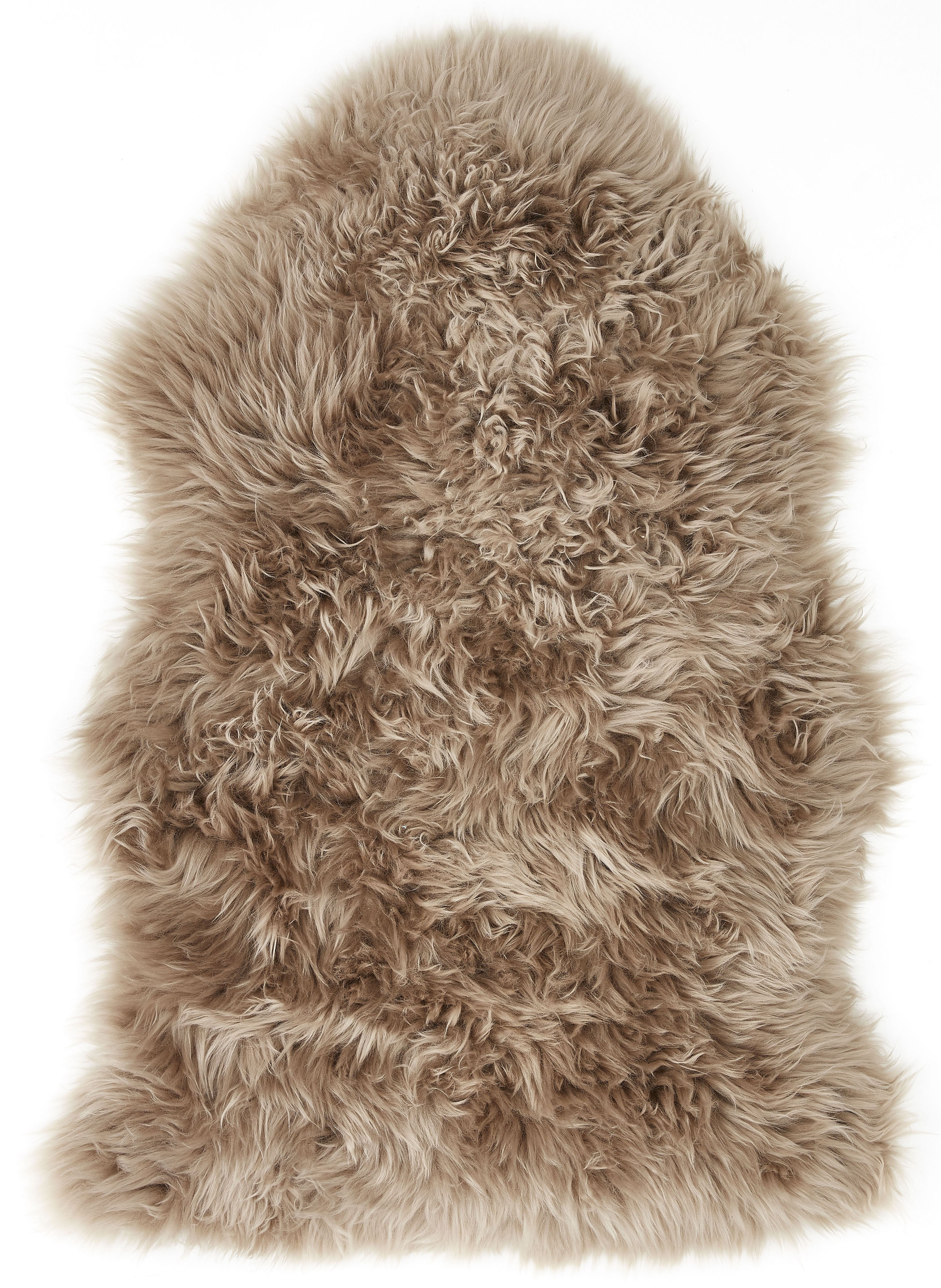 OTTO home Fellteppich "Mareile" fellförmig 50 mm Höhe echtes Lammfell, Uni-Farben, besonders weich, echter Kuschelteppich