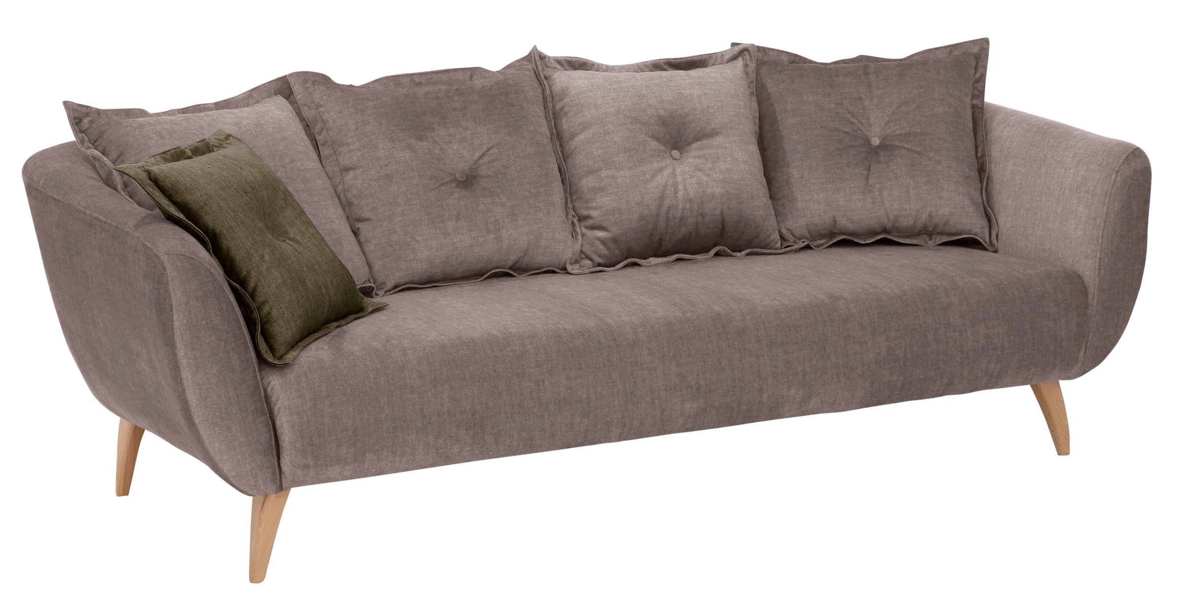 Home affaire 3-Sitzer "Baggio modern und romantisches Design, bequem", Zier günstig online kaufen