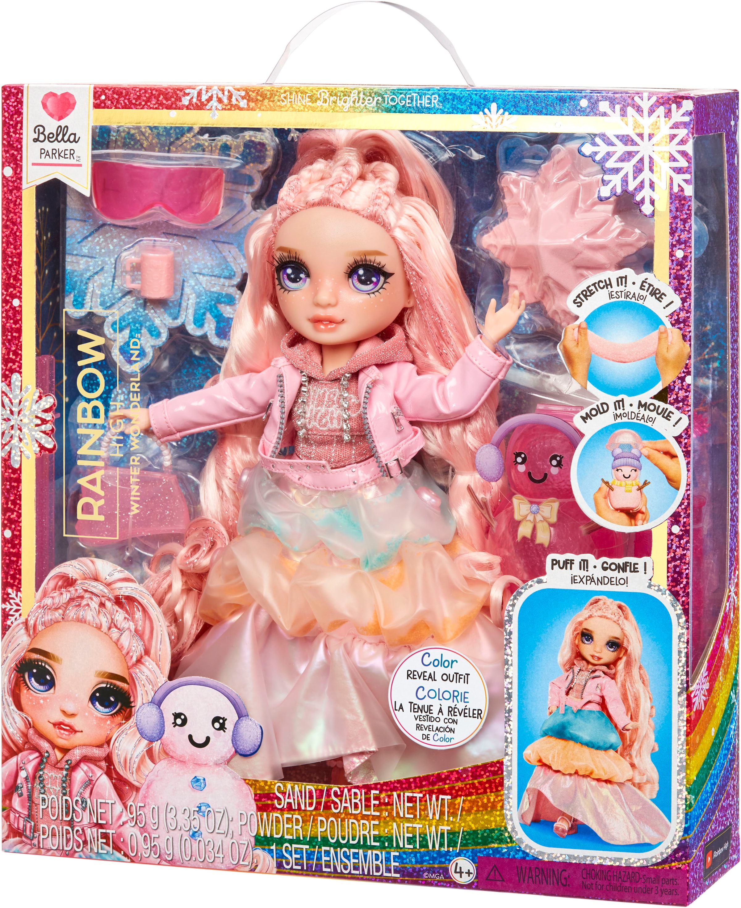 RAINBOW HIGH Anziehpuppe »Winter Wonderland Doll - Bella (Pink)«