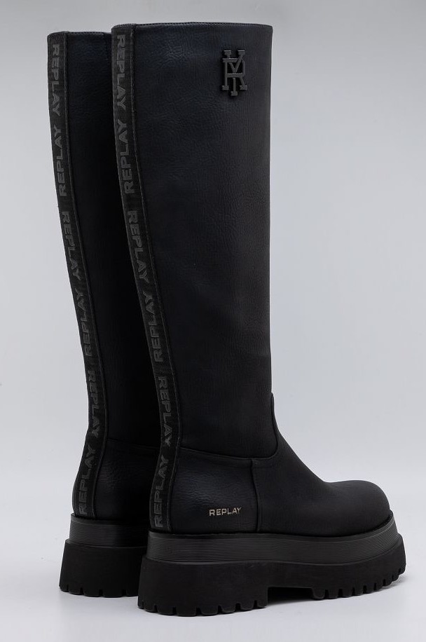 Plateaustiefel »ANY HIGH RY«, Stiefel, Overknee mit seitlichem Monogramm