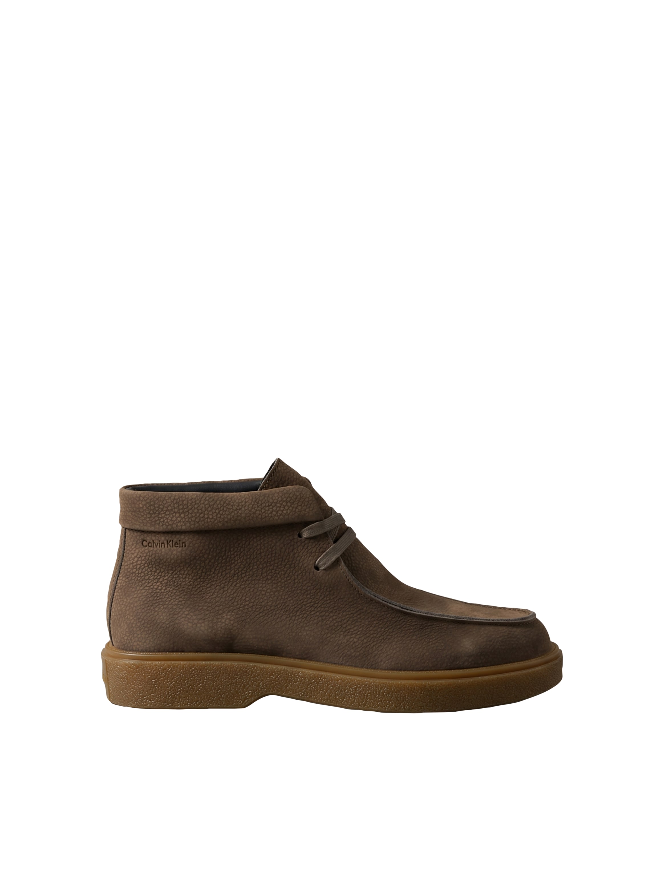 Calvin Klein Schnürboots »TEXT RUBBER APRON BOOT NU«  Boots, Schnürstiefelette im Mokassin-Look