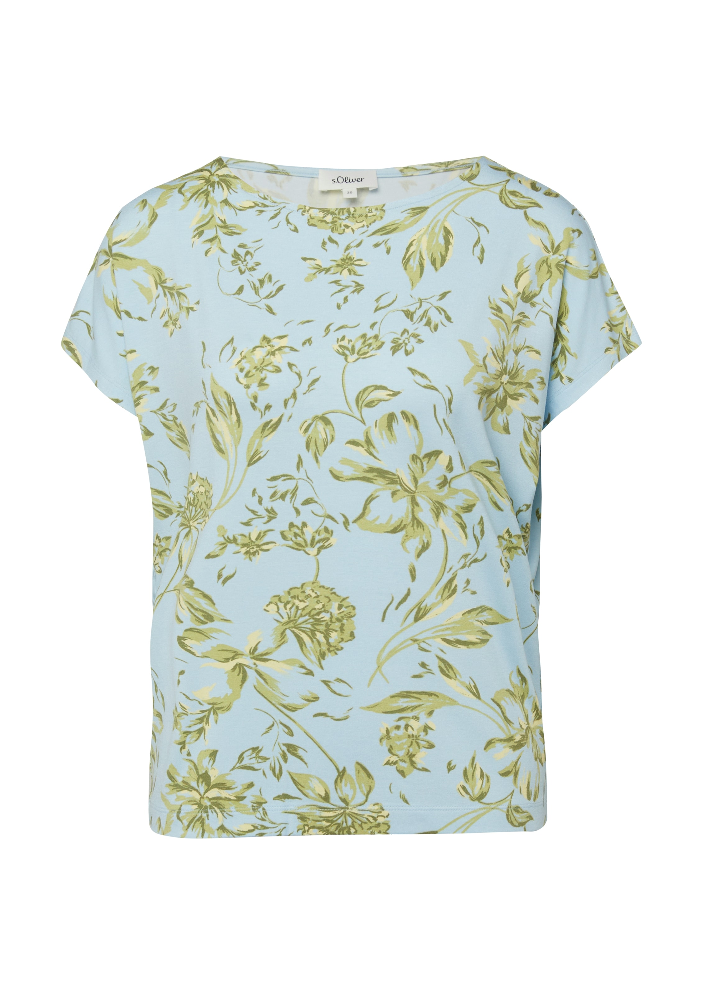 s.Oliver Blusenshirt Sommershirt mit floralem Muster