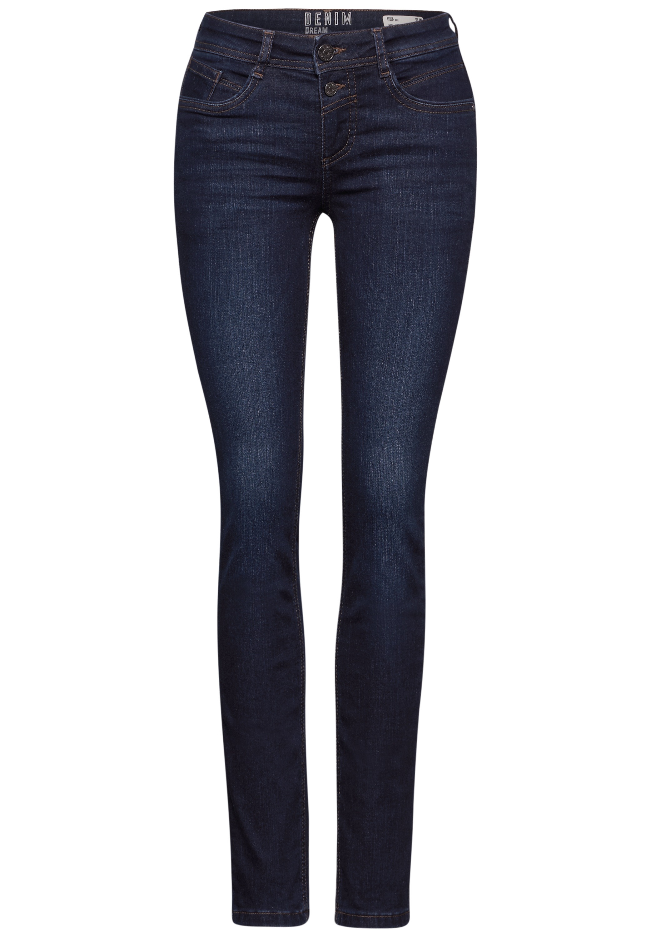 STREET ONE Slim-fit-Jeans, 5-Pocket-Style