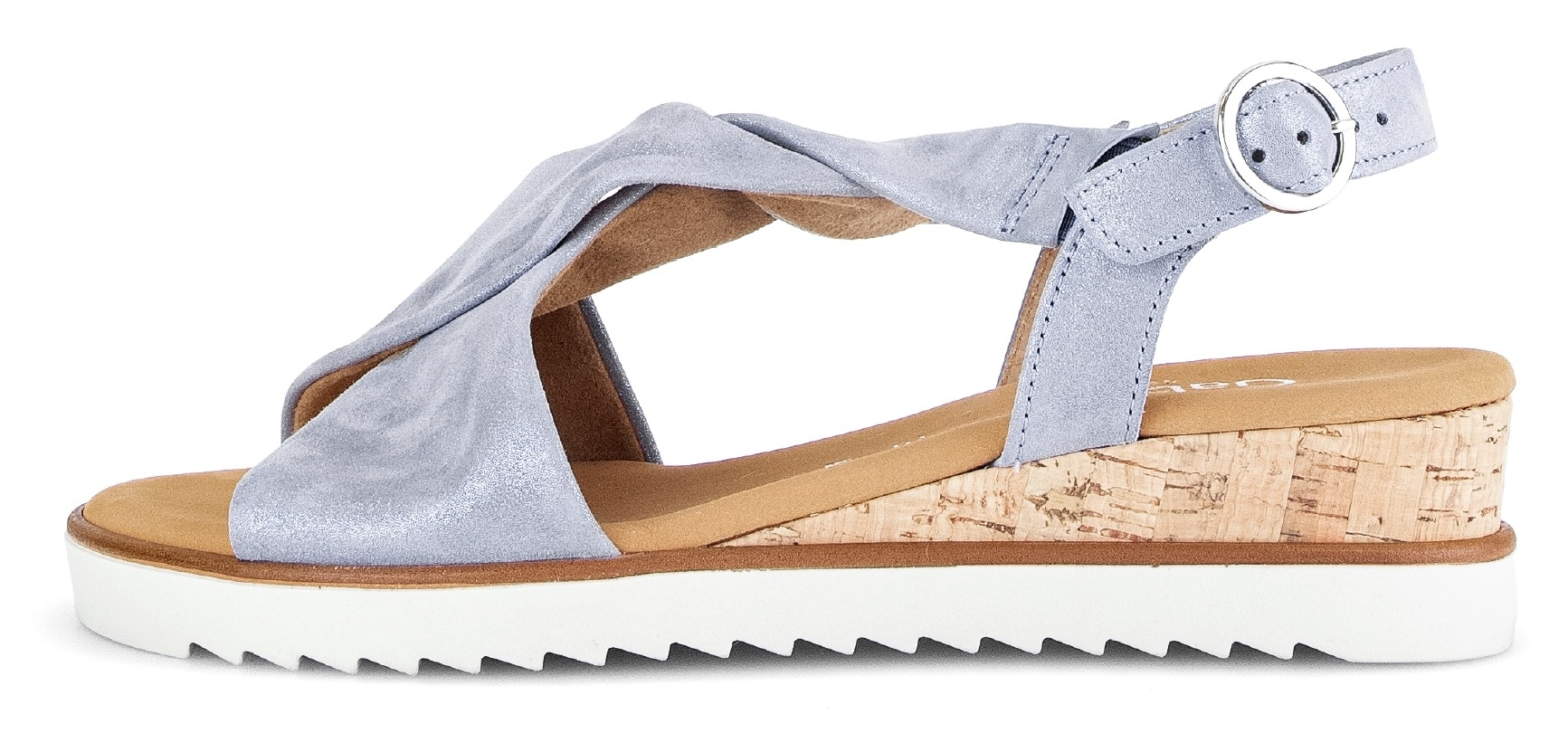 Gabor Sandalette »GENUA«, Sommerschuh, Sandale, Keilabsatz, mit verstellbarem Fersenriemchen