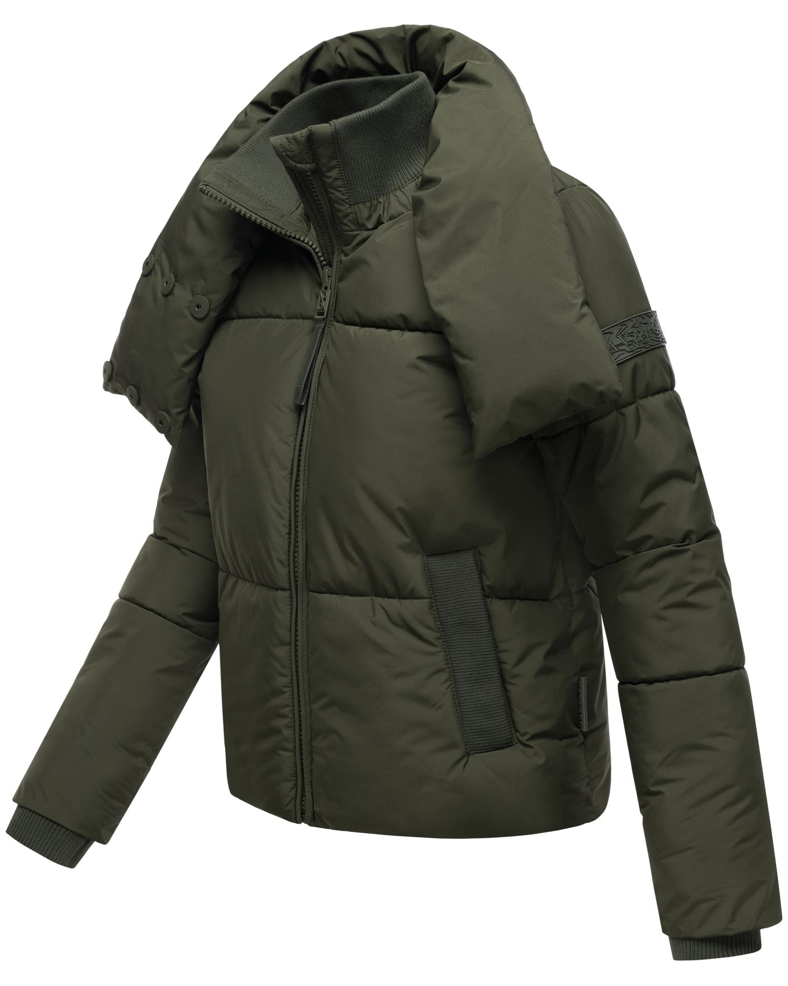 Navahoo Outdoorjacke »Traumelfe 14«, ohne Kapuze, Winter Steppjacke mit hohem Kragen