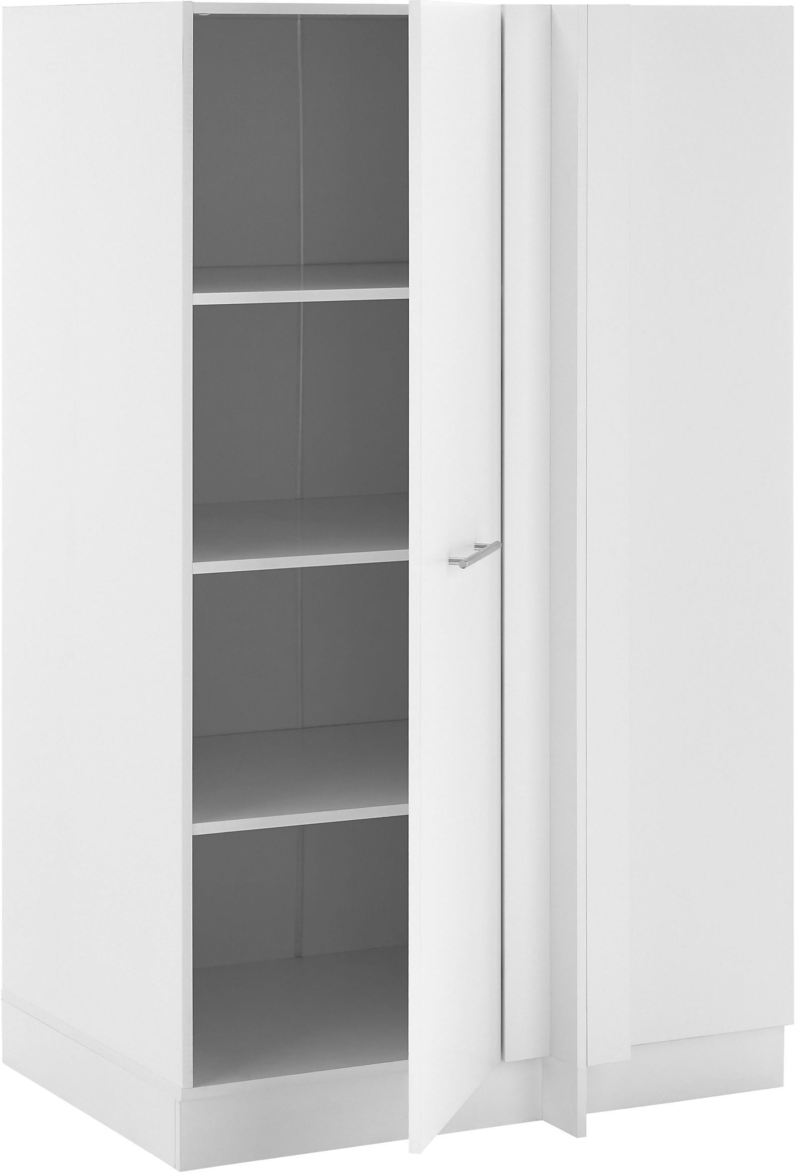 Laundreezy Eckschrank »Laundreezy, Eckschrank BxHxT 100x162x68 cm« 1 Stk. tlg. Breite 100cm, Tür L/R montierbar, Softclose-Funktion