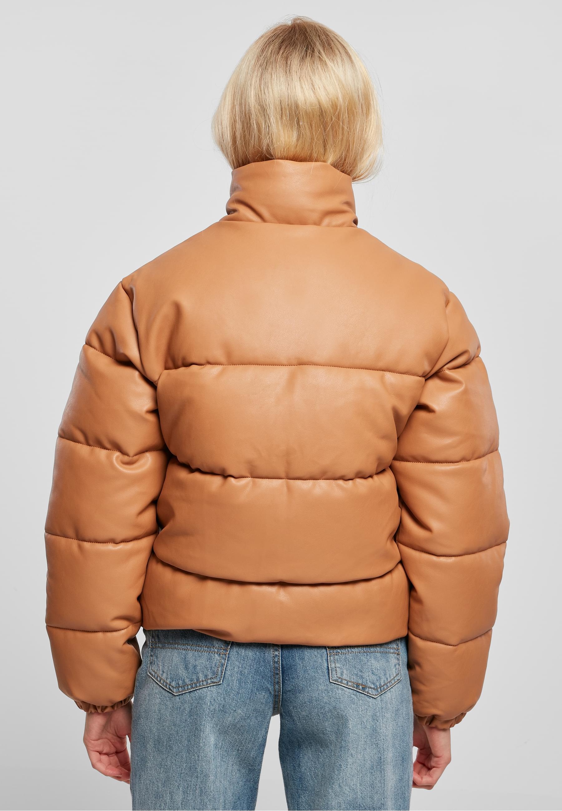 Karl Kani Allwetterjacke »Karl Kani Damen KW224-049-1KK Retro Puffer PU Jacket«, (1 St.), ohne Kapuze
