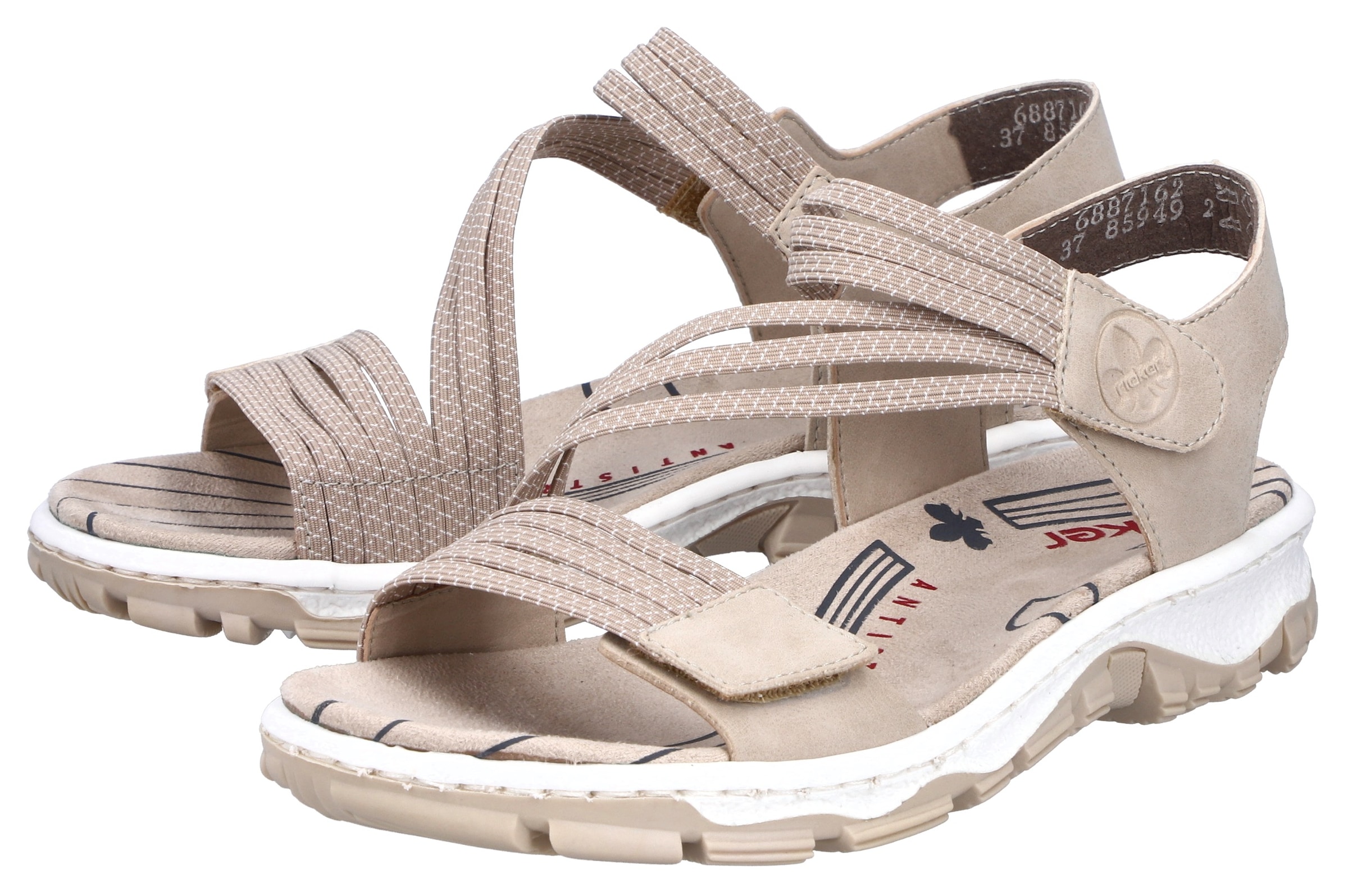 Rieker Riemchensandale Sommerschuh, Sandalette, Klettschuh, im Sportslook günstig online kaufen