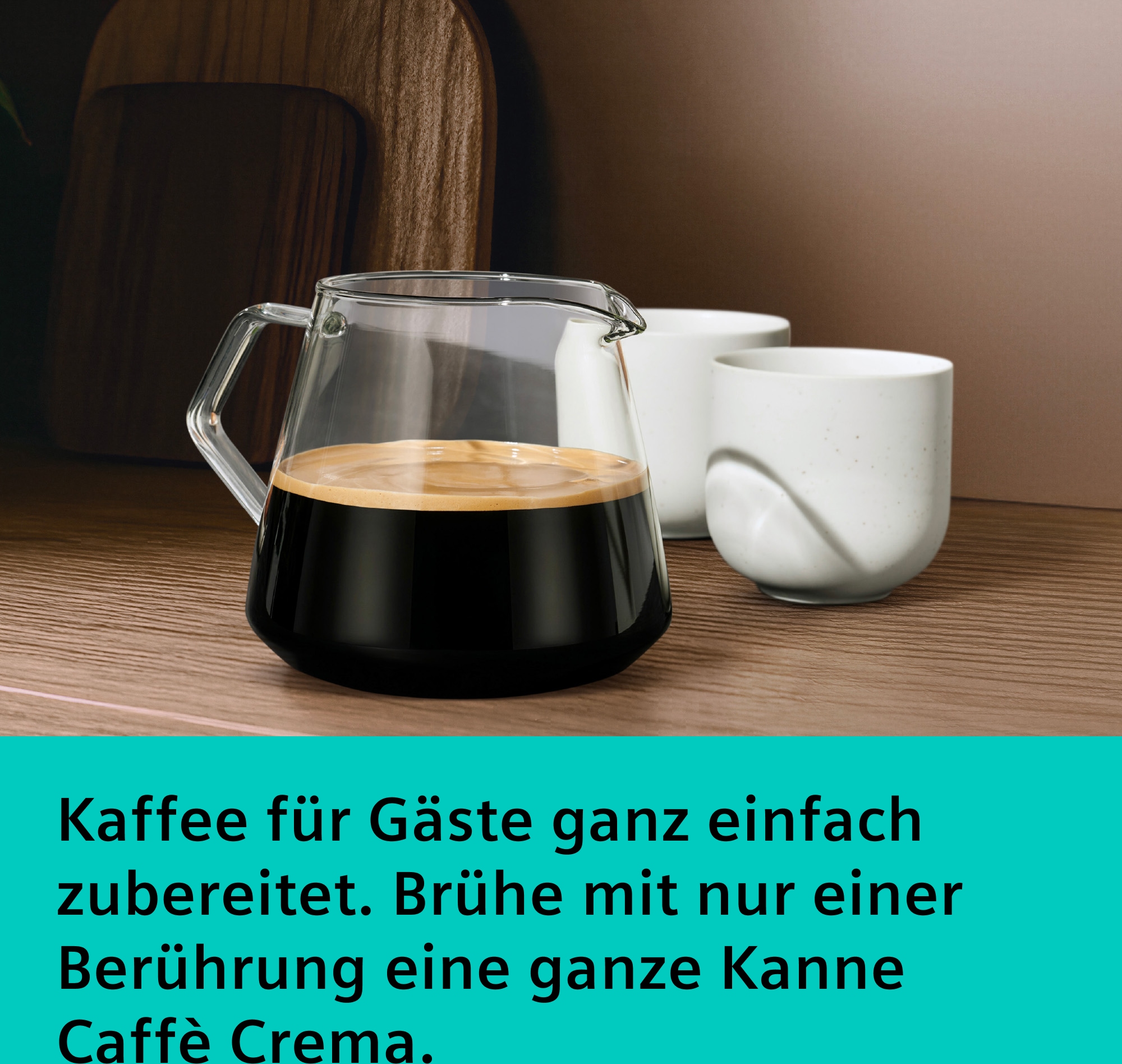 SIEMENS Kaffeevollautomat »TQ727D03« farbiges Full-Touch-Display, Doppeltassenfunktion, sehr leise, schwarz
