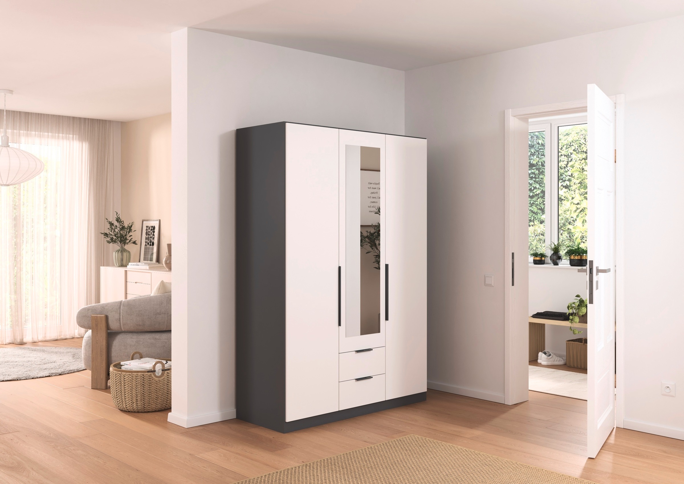 rauch Drehtürenschrank "Kleiderschrank Schrank Garderobe KREFELD optional m günstig online kaufen