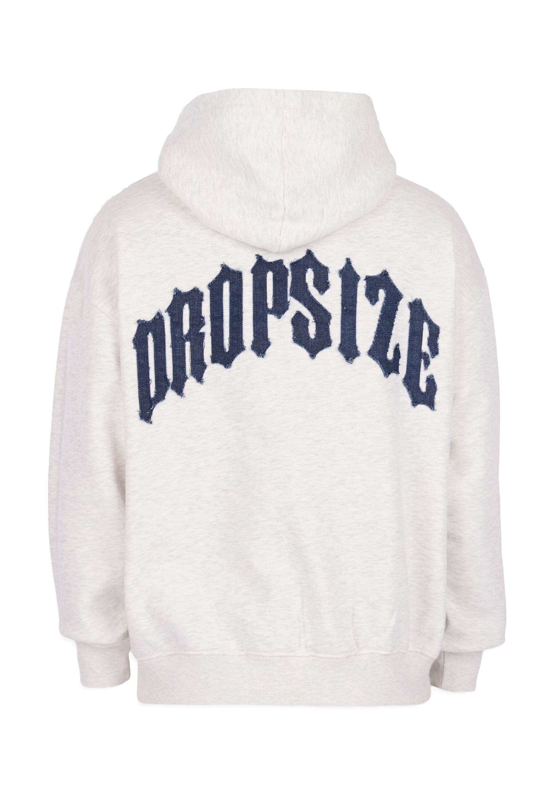 Dropsize Kapuzensweatshirt "Dropsize DENIM APPLICATION HOODIE", 1 Stk. günstig online kaufen