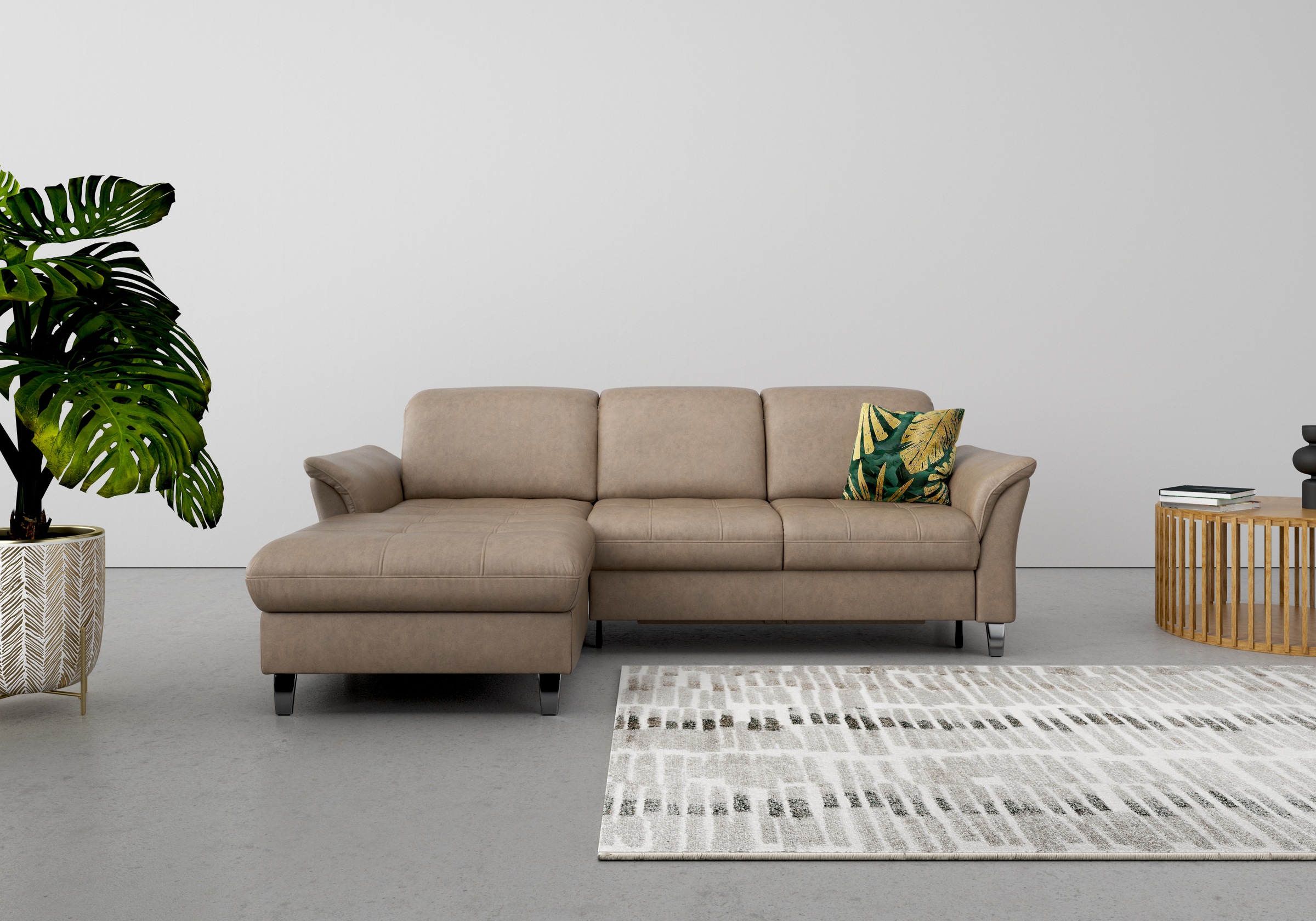 Thumbnail - sit&more "Maggiore L-Form" wahlweise mit Kopfteilverstellung, Bettfunktion und Bettkasten