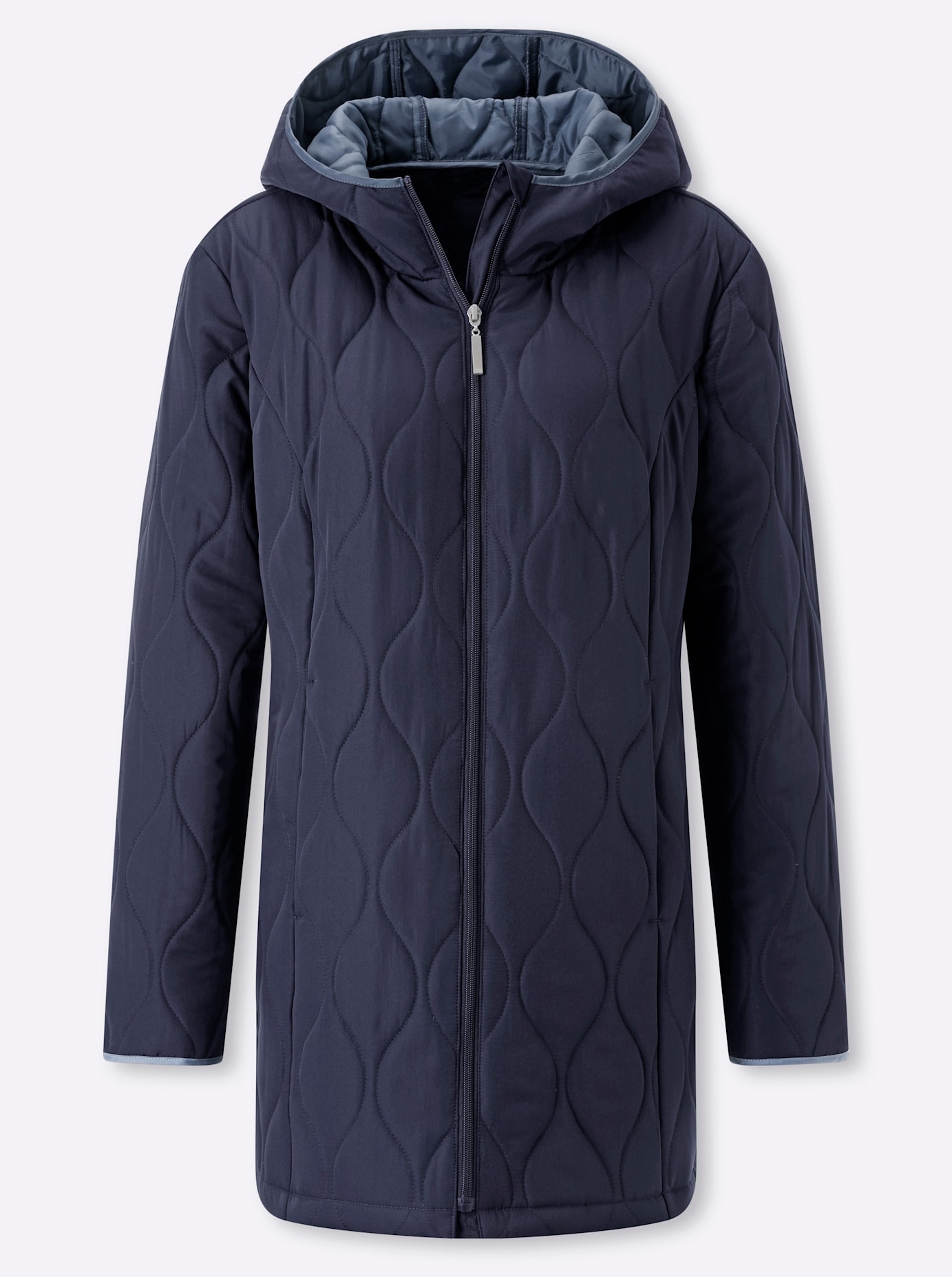 Classic Basics Steppjacke mit Kapuze